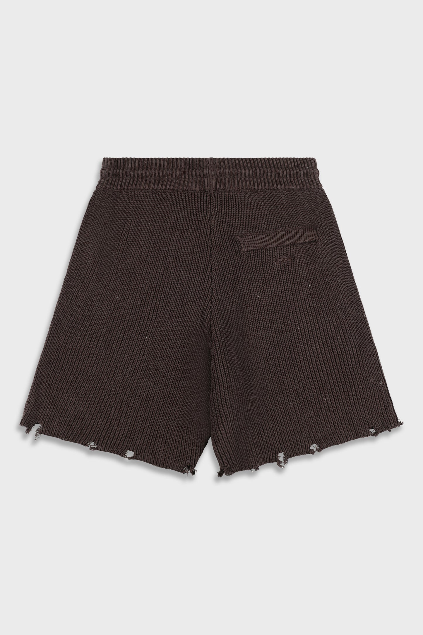 820 Brown Knit Short Pant