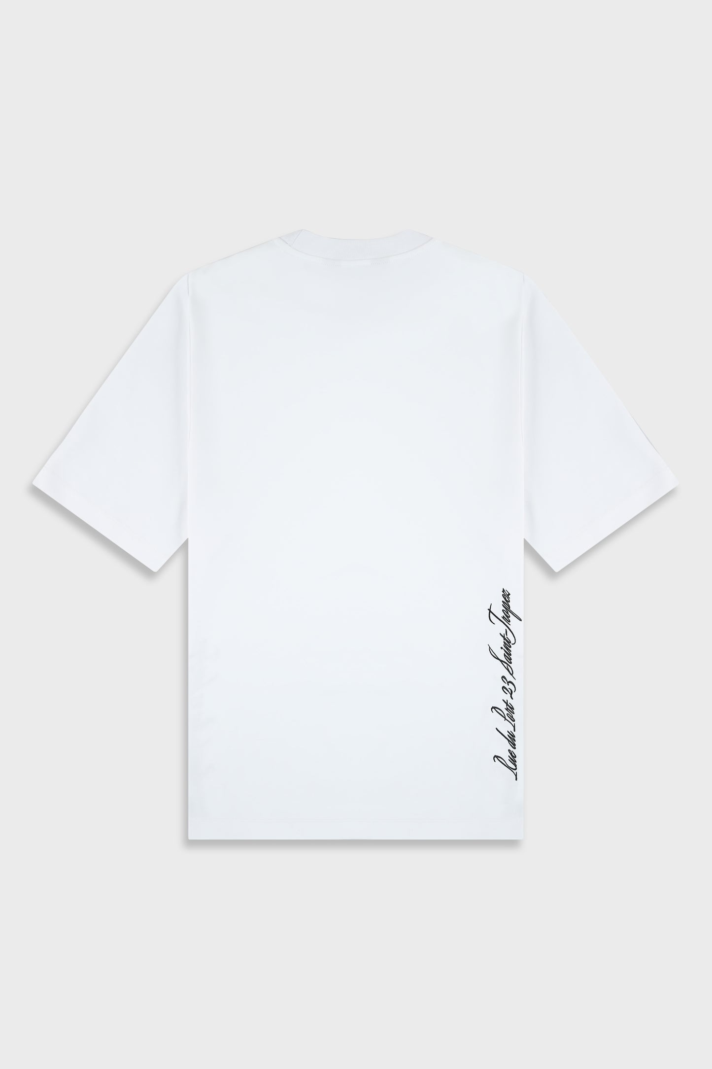 Mercerized 747 White T-Shirt