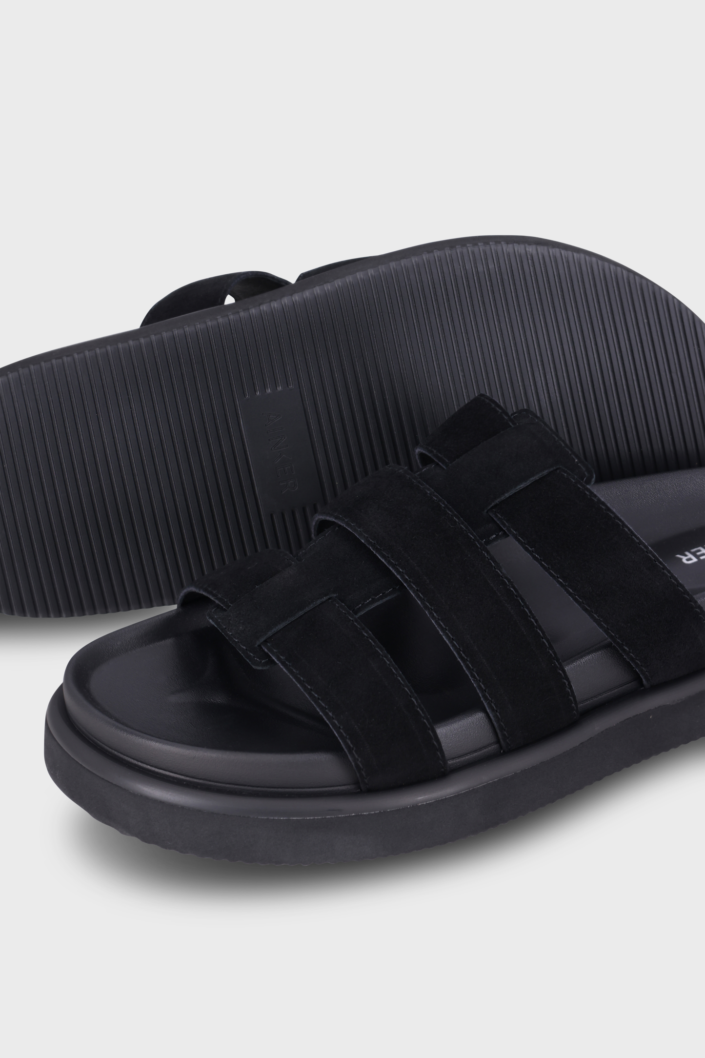 Atlas Black Suede