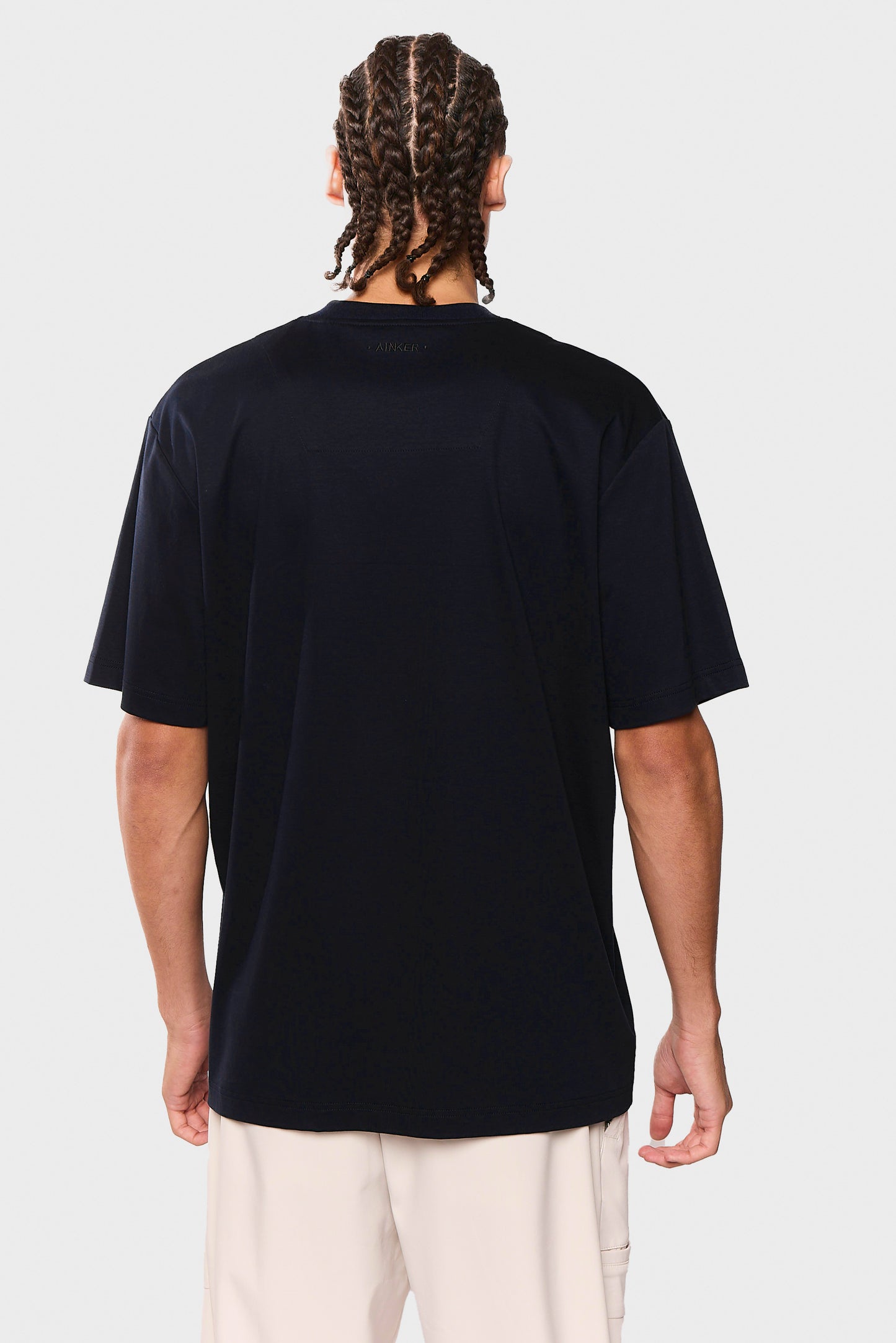 Mercerized 552 Navy T-Shirt