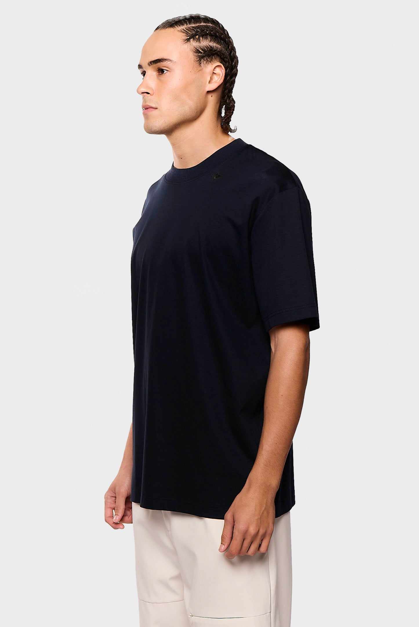 Mercerized 552 Navy T-Shirt