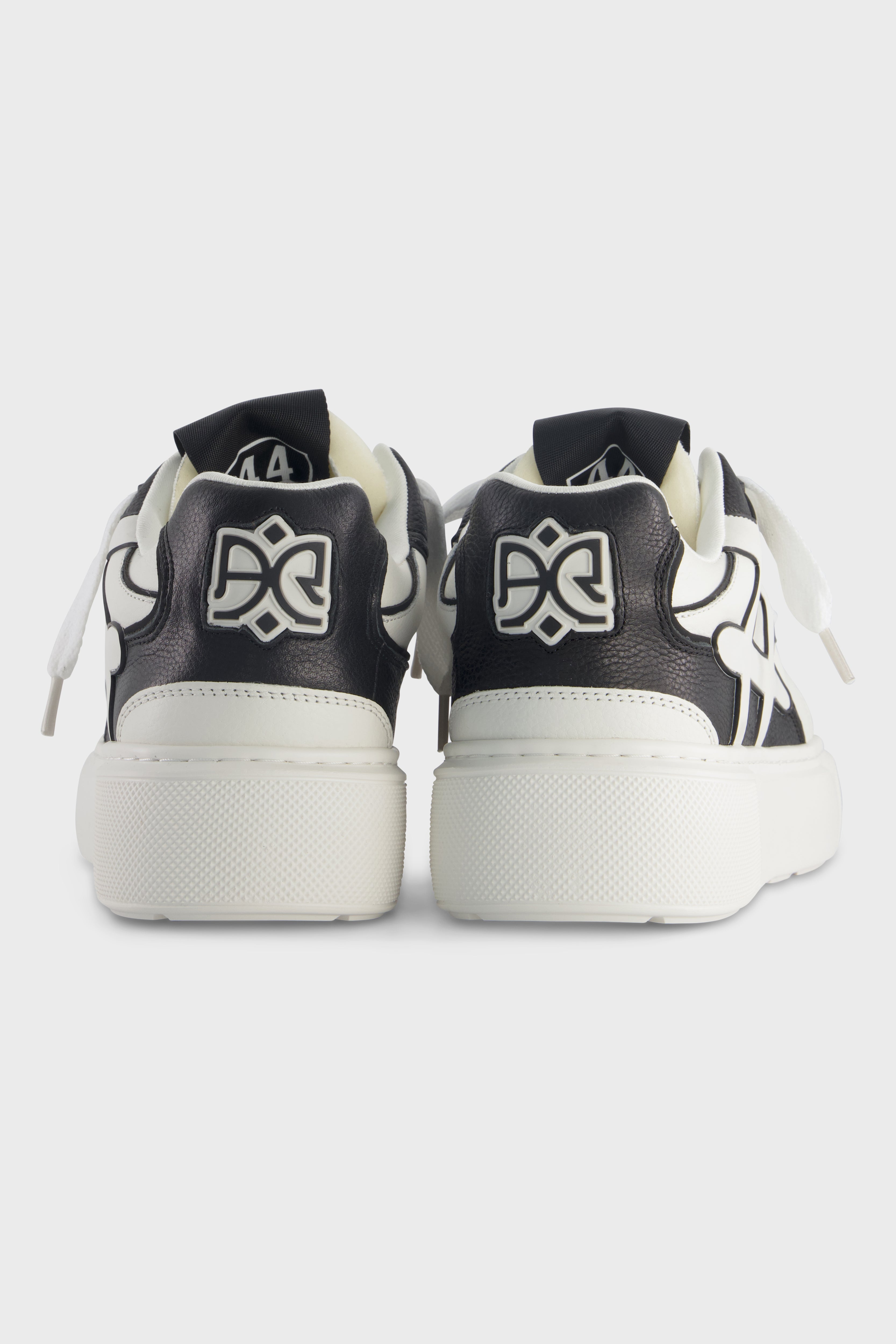 Backdoor Leather Black White