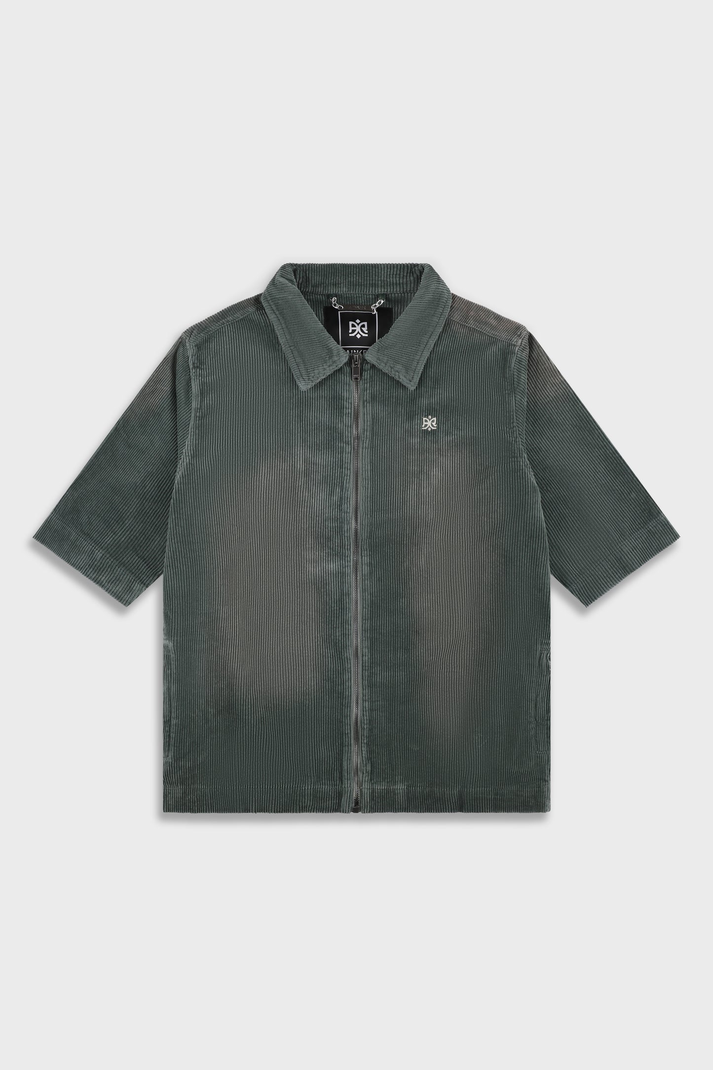 Wash Corduroy 708 Olive Short Jacket