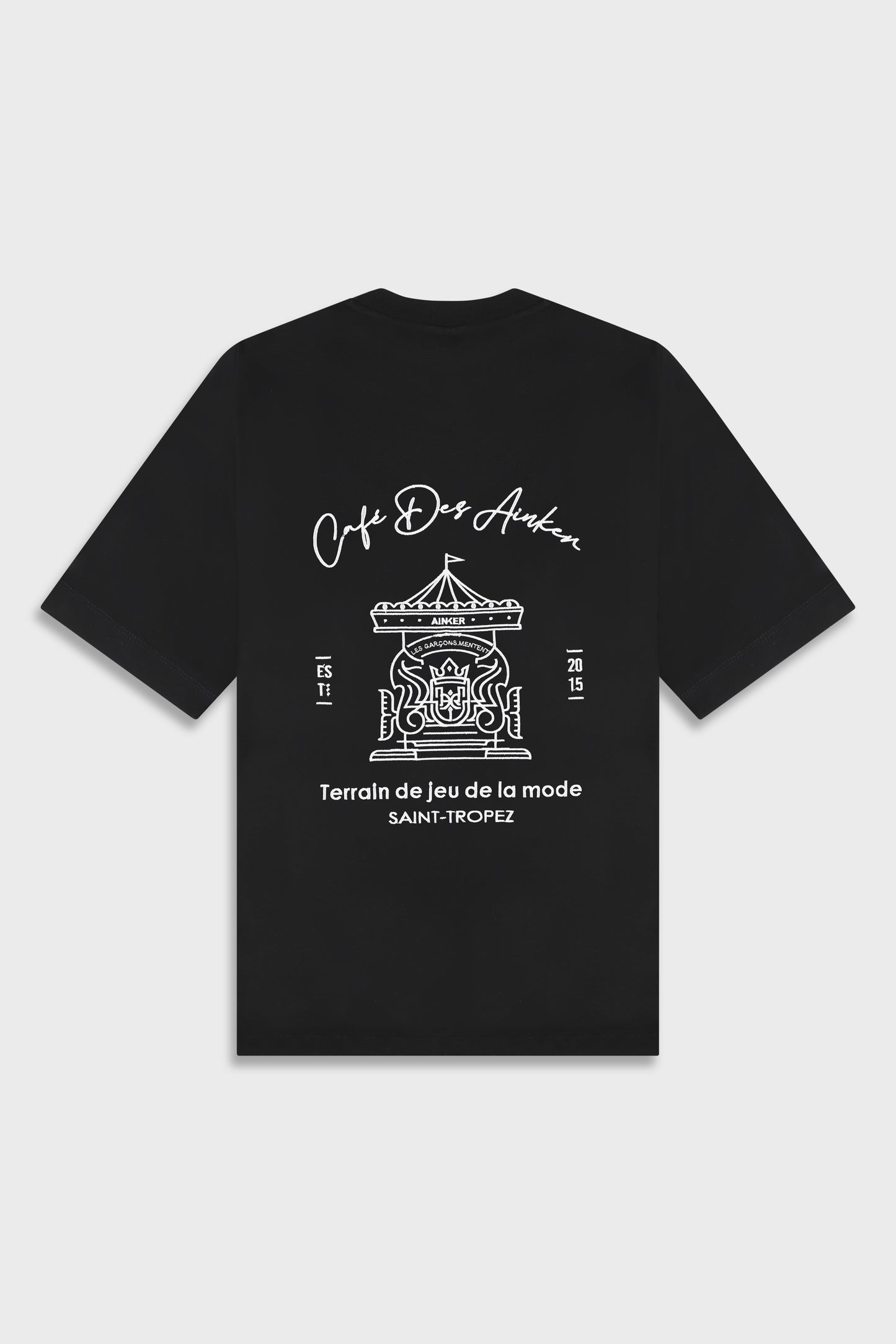 Mercerized 737 Black T-Shirt