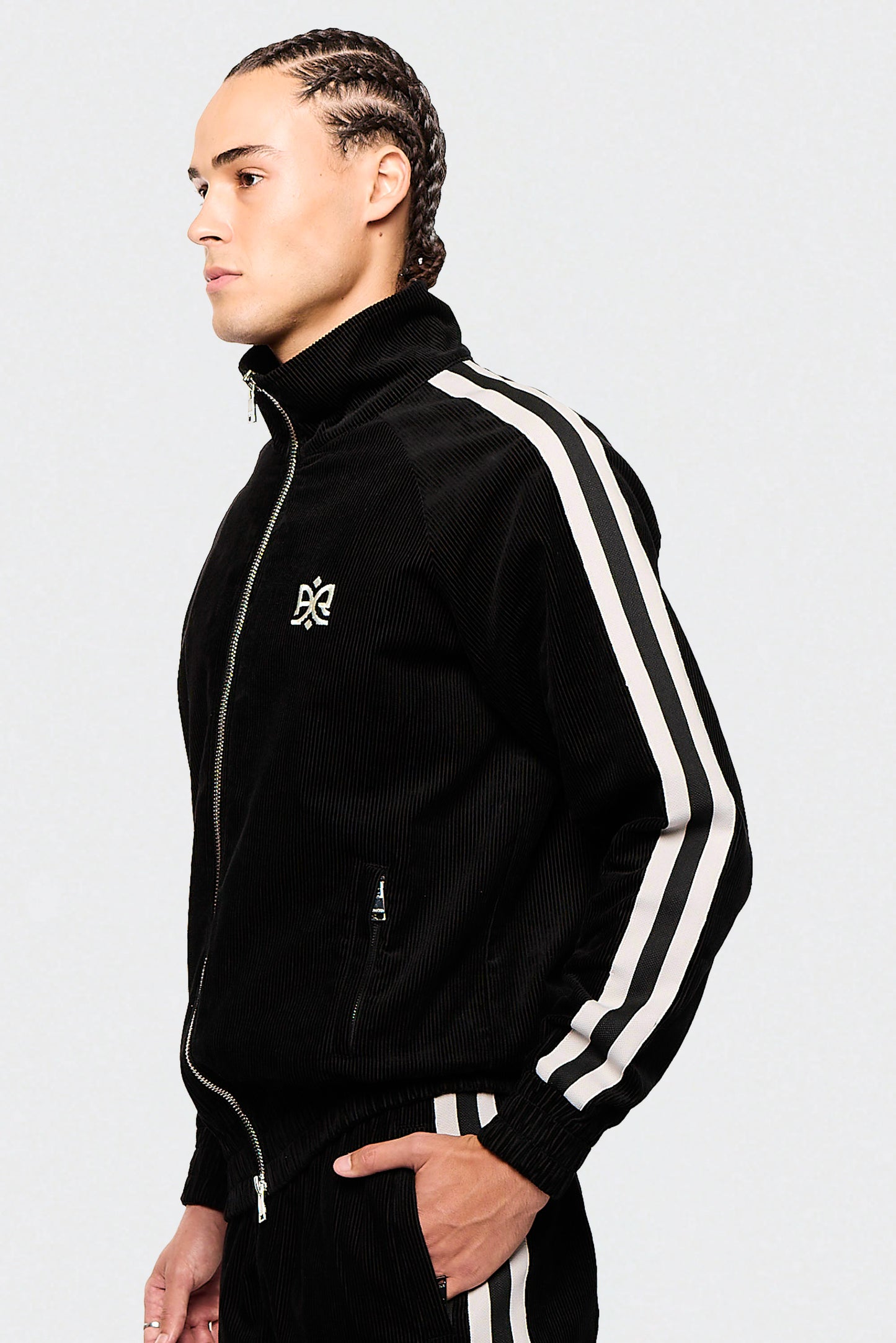 Corduroy Bands 617 Black Jacket