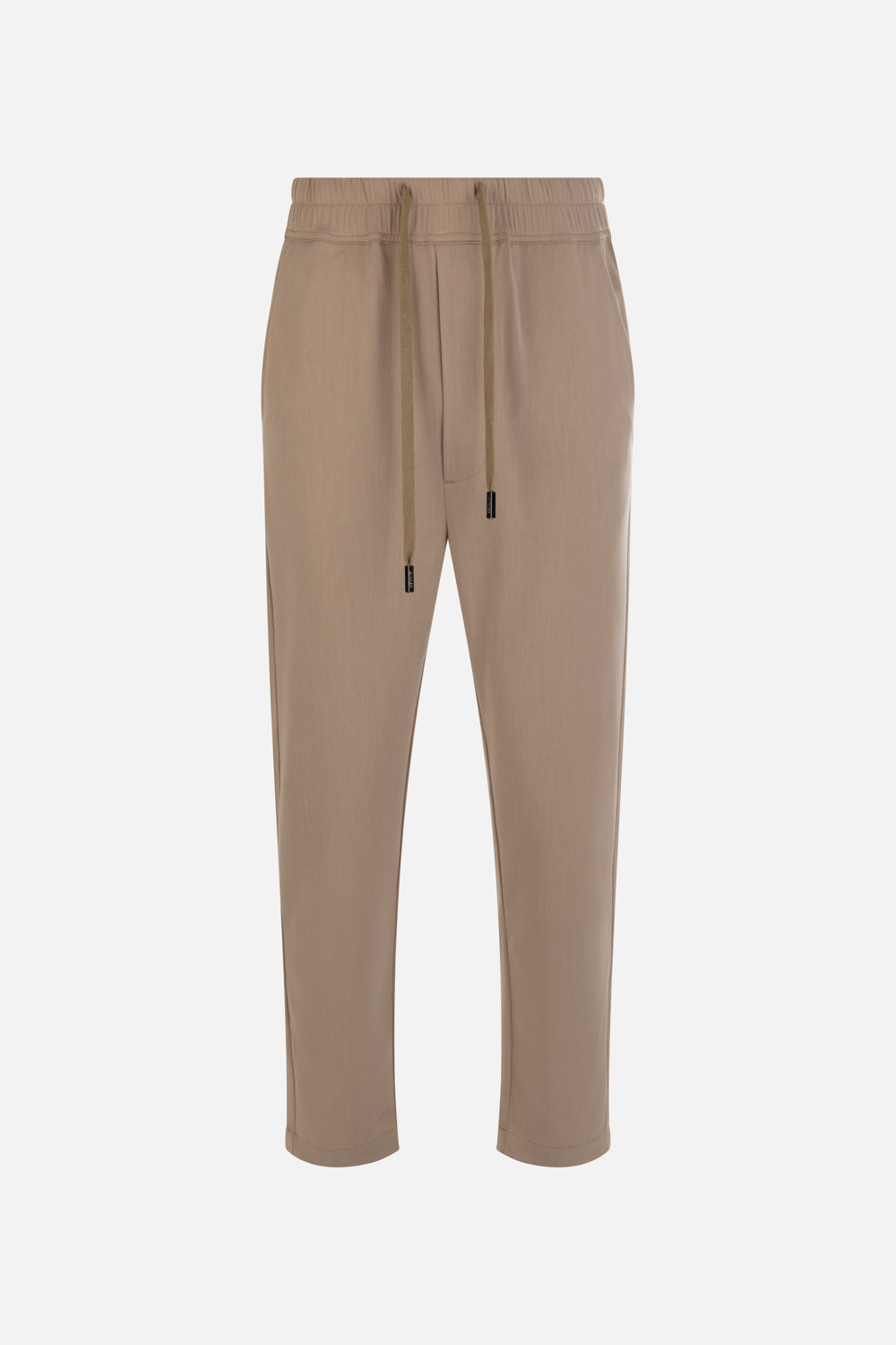 MOCHA STRAIGHT COTTON PANTS