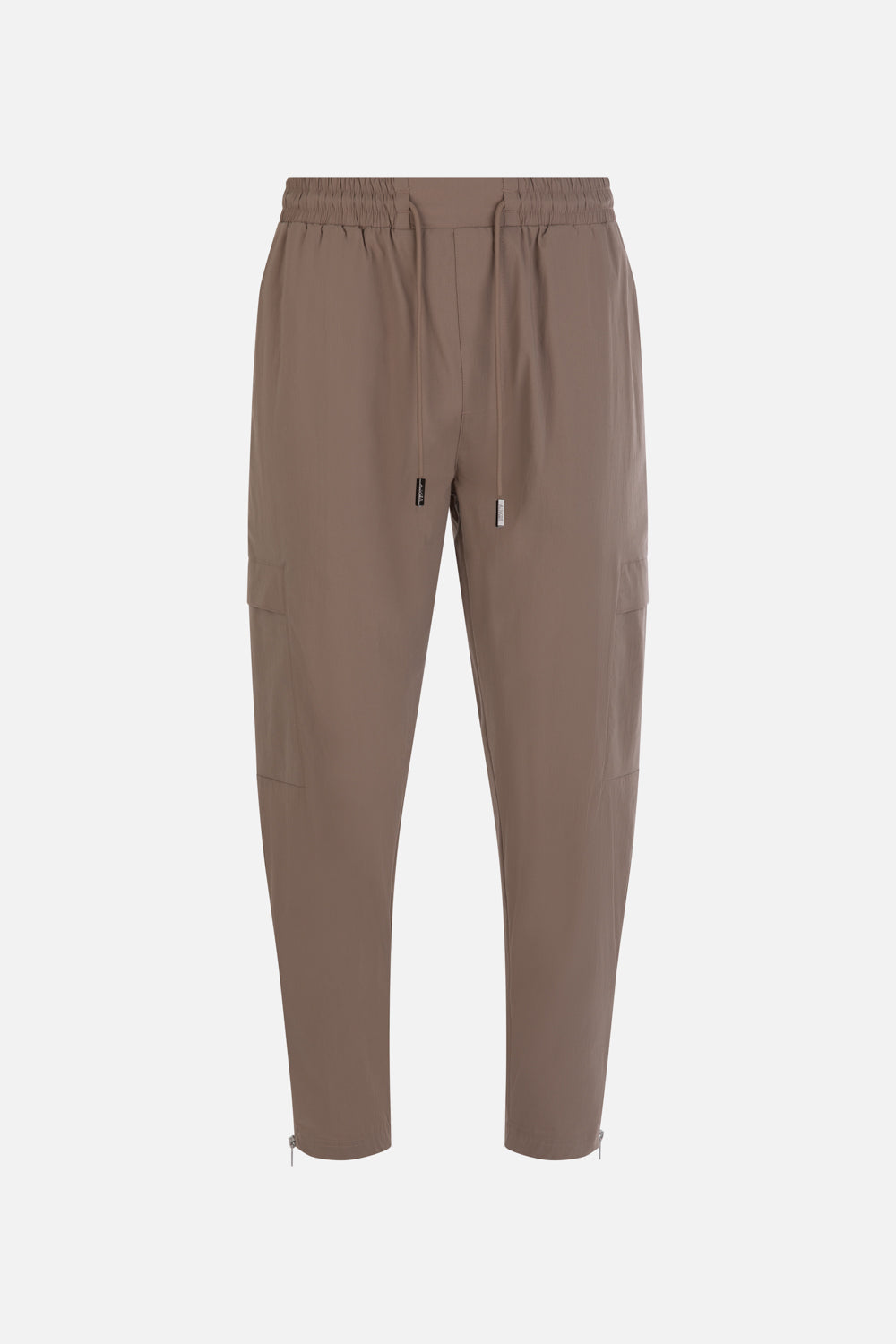 MOCHA STRAIGHT ZIPPER PANTS