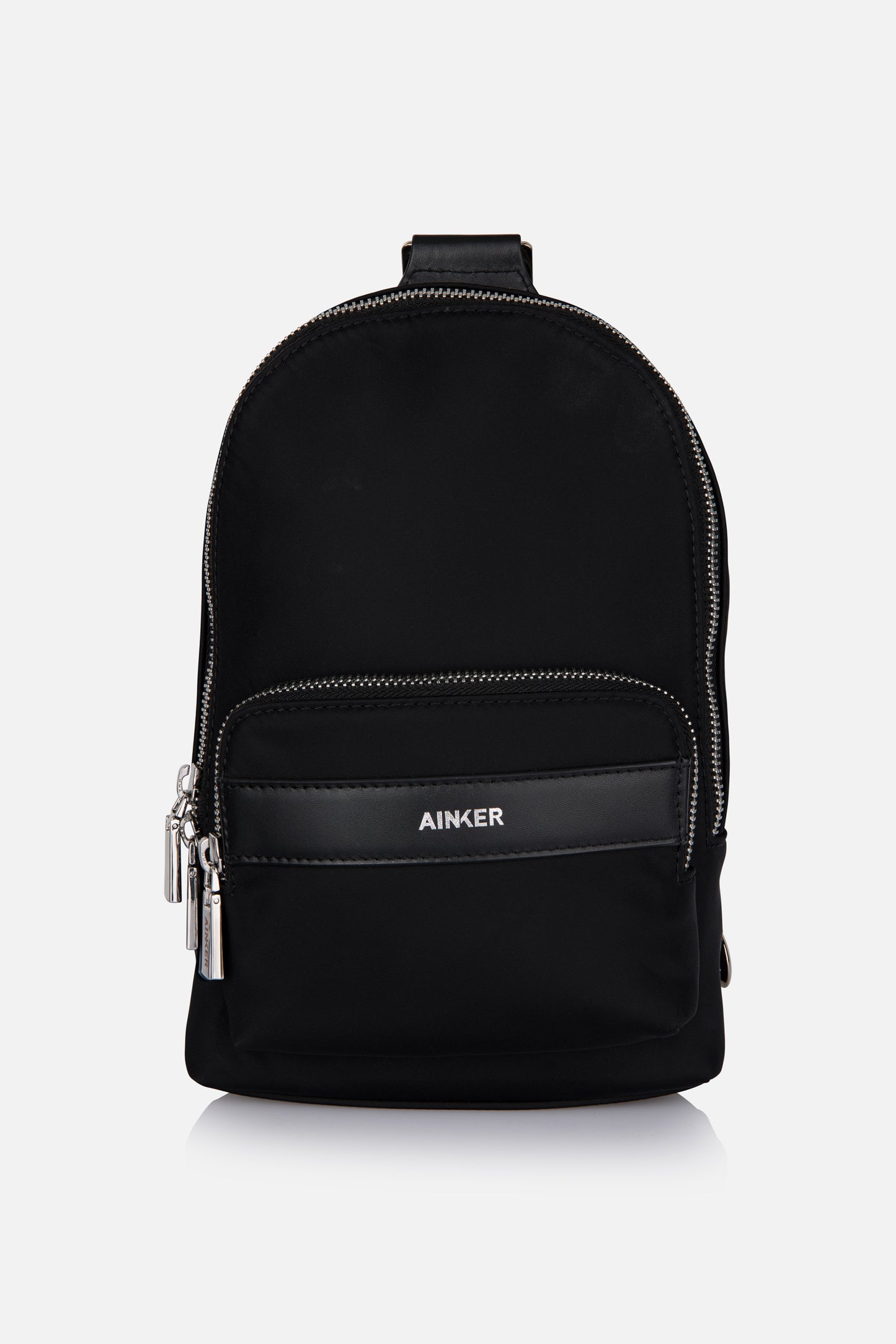 Black Sling Nylon Bag