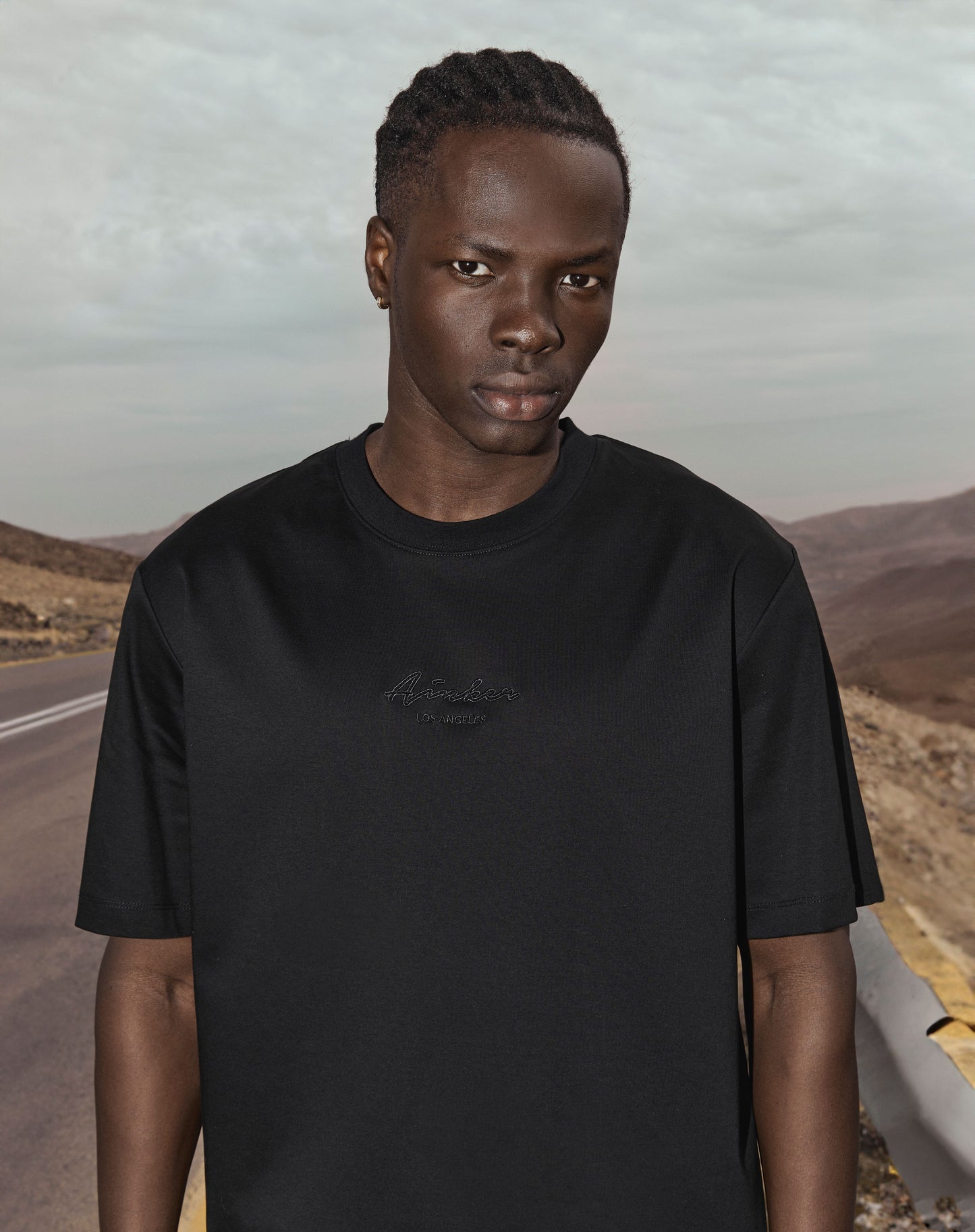 Signiture Black Mercerize T-Shirt