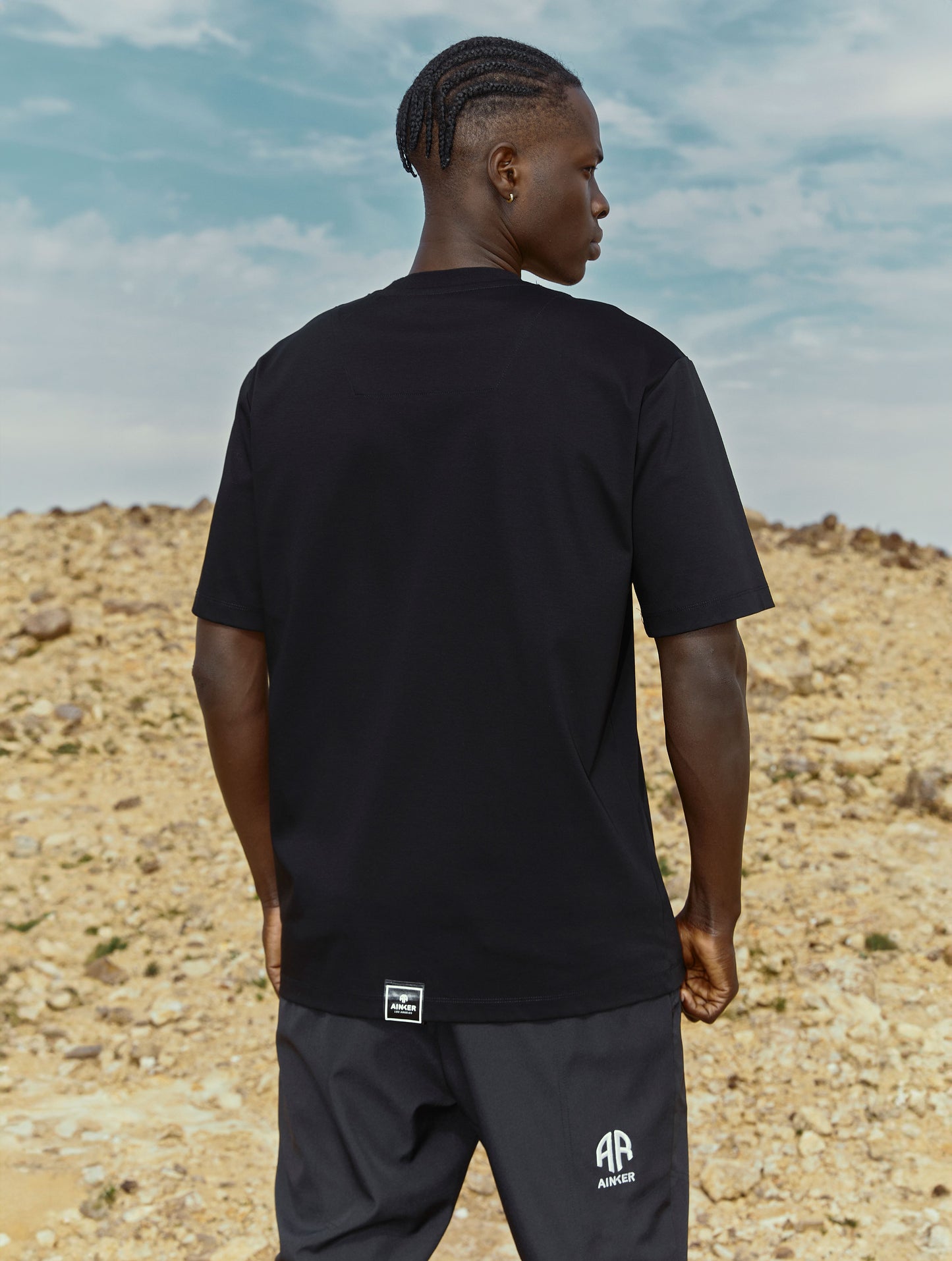 Signiture Black Mercerize T-Shirt