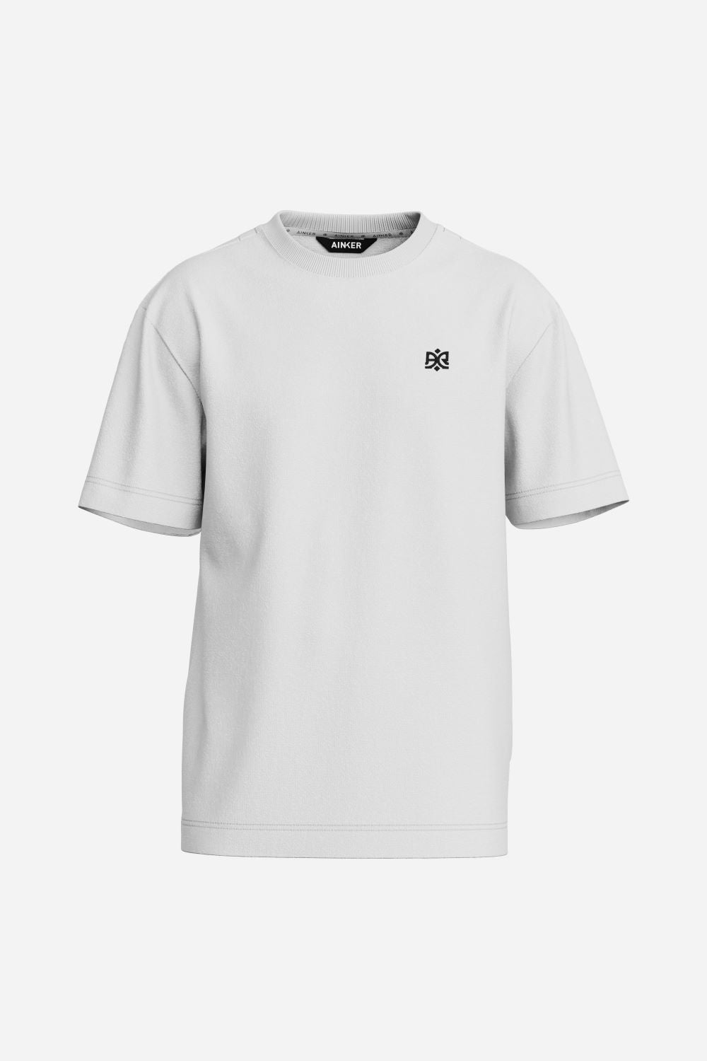 AINKER WHITE LOGO T-SHIRT