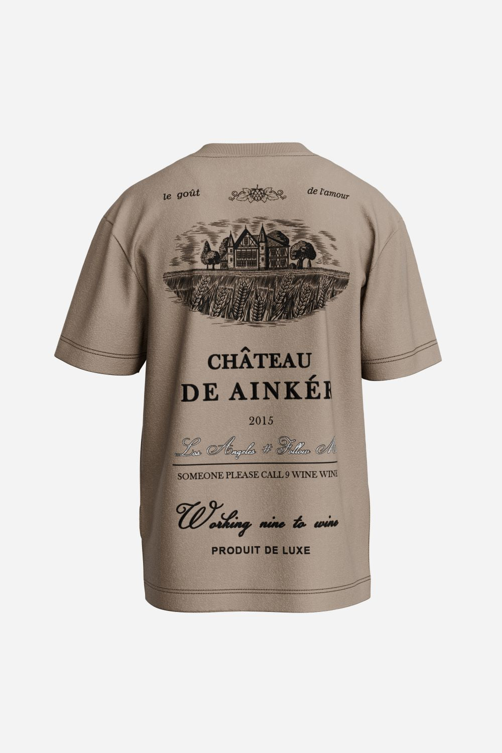 AINKER Mocha Chateau T-Shirt