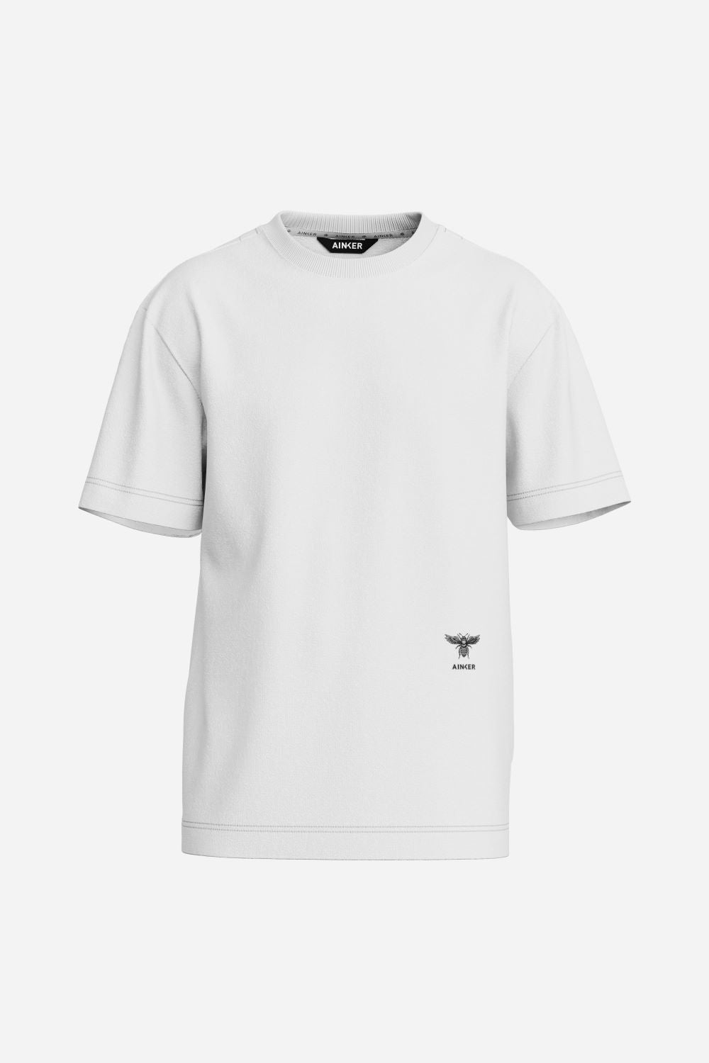 AINKER White Bee T-Shirt