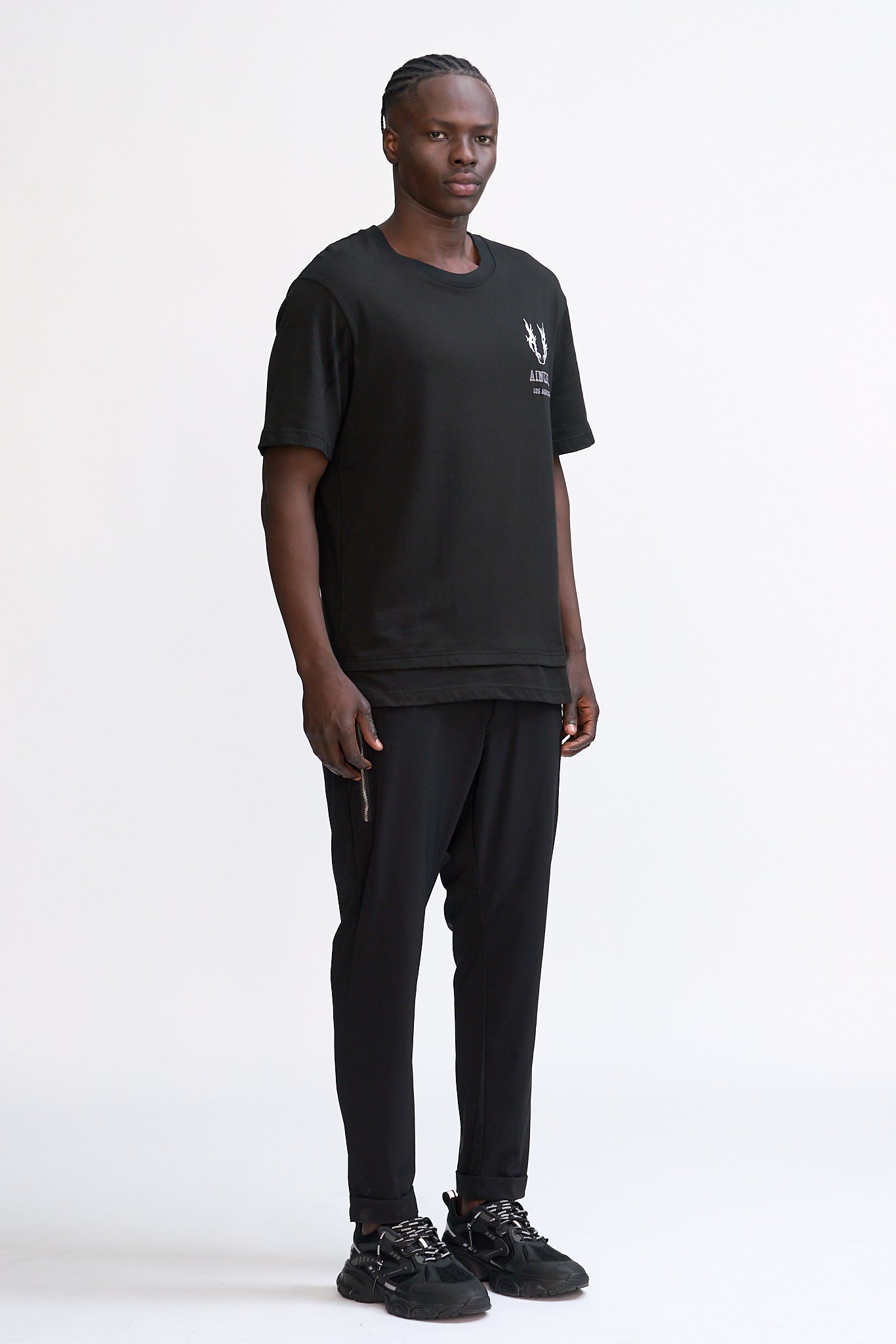 Black Chino Nylon Zipper