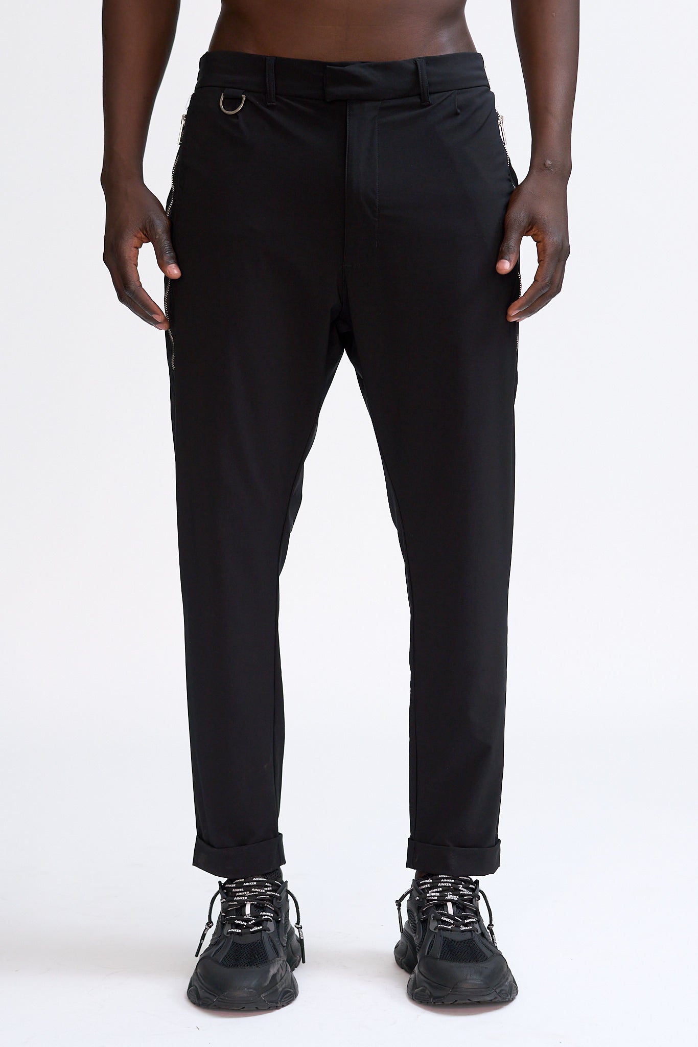 Black Chino Nylon Zipper