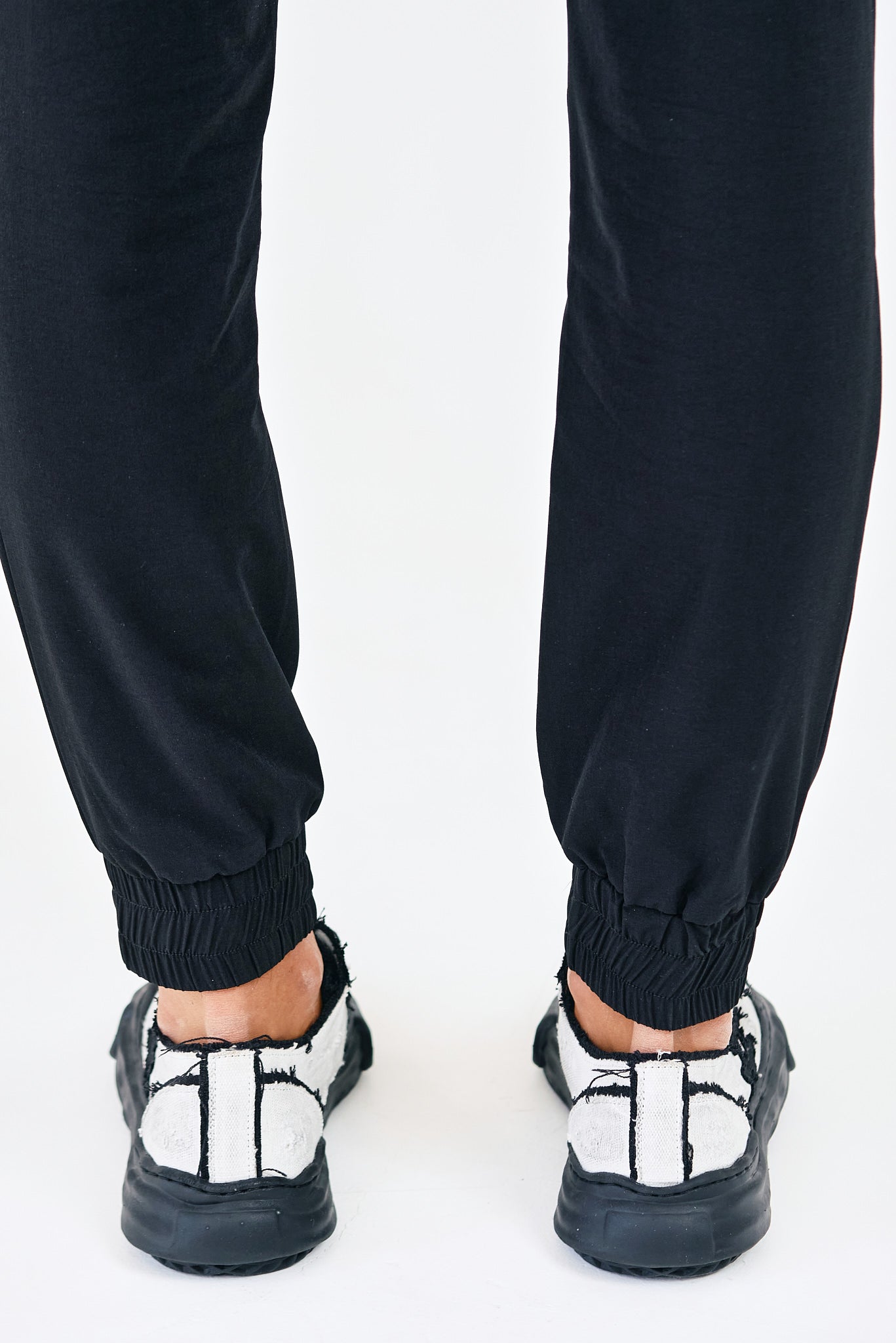 Super Ball White/Black Canvas Sneakers