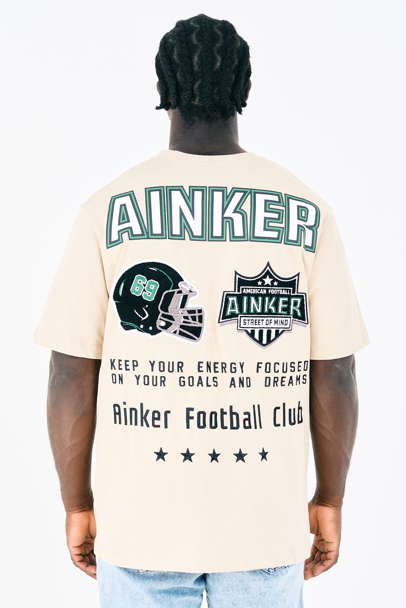 Football Cream T-Shirt