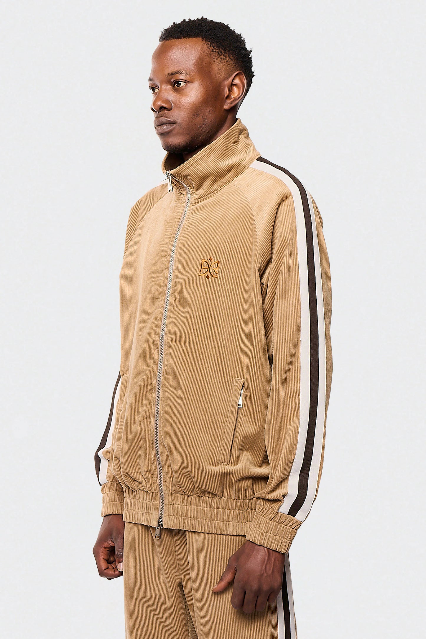 Corduroy Bands 617 Mocha Jacket