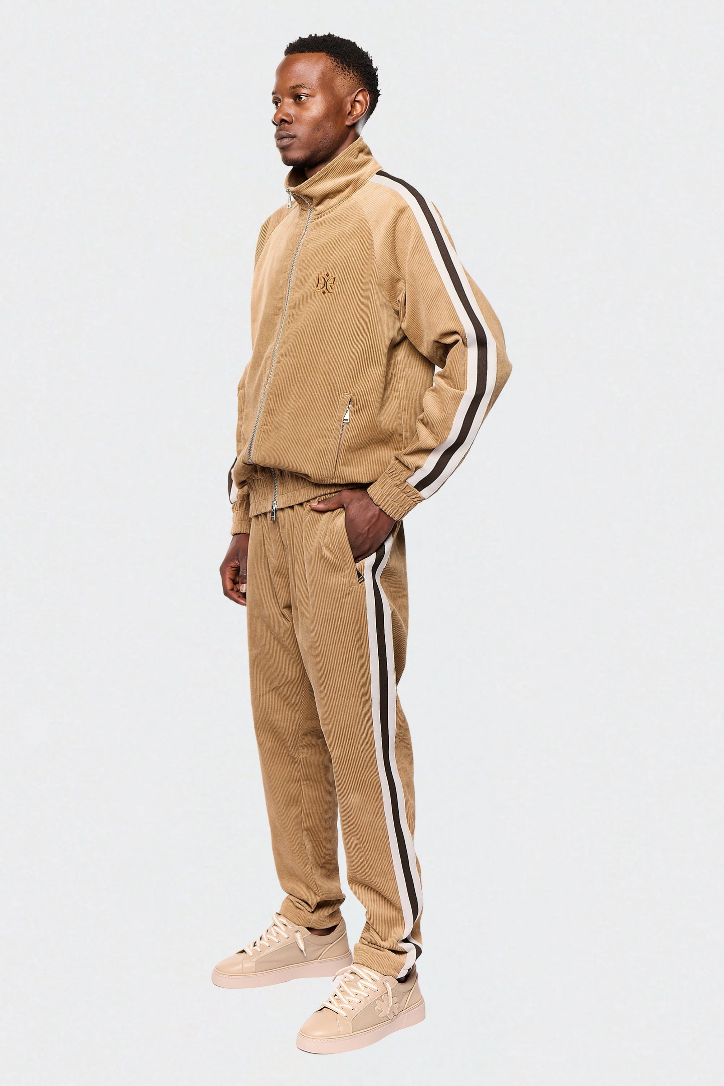 Corduroy Bands 619 Mocha Jogger