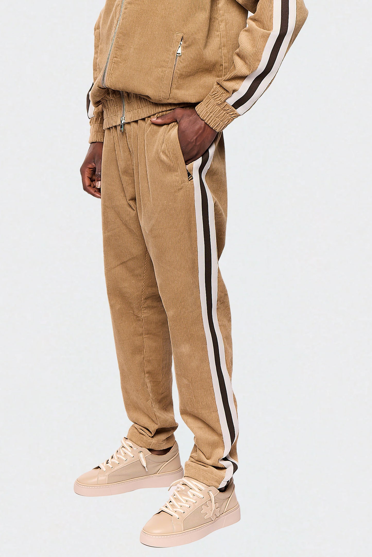 Corduroy Bands 619 Mocha Jogger