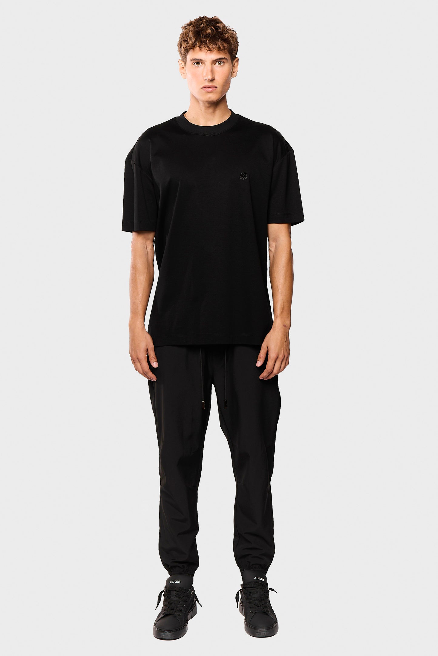 Mercerized 597 Black T-Shirt