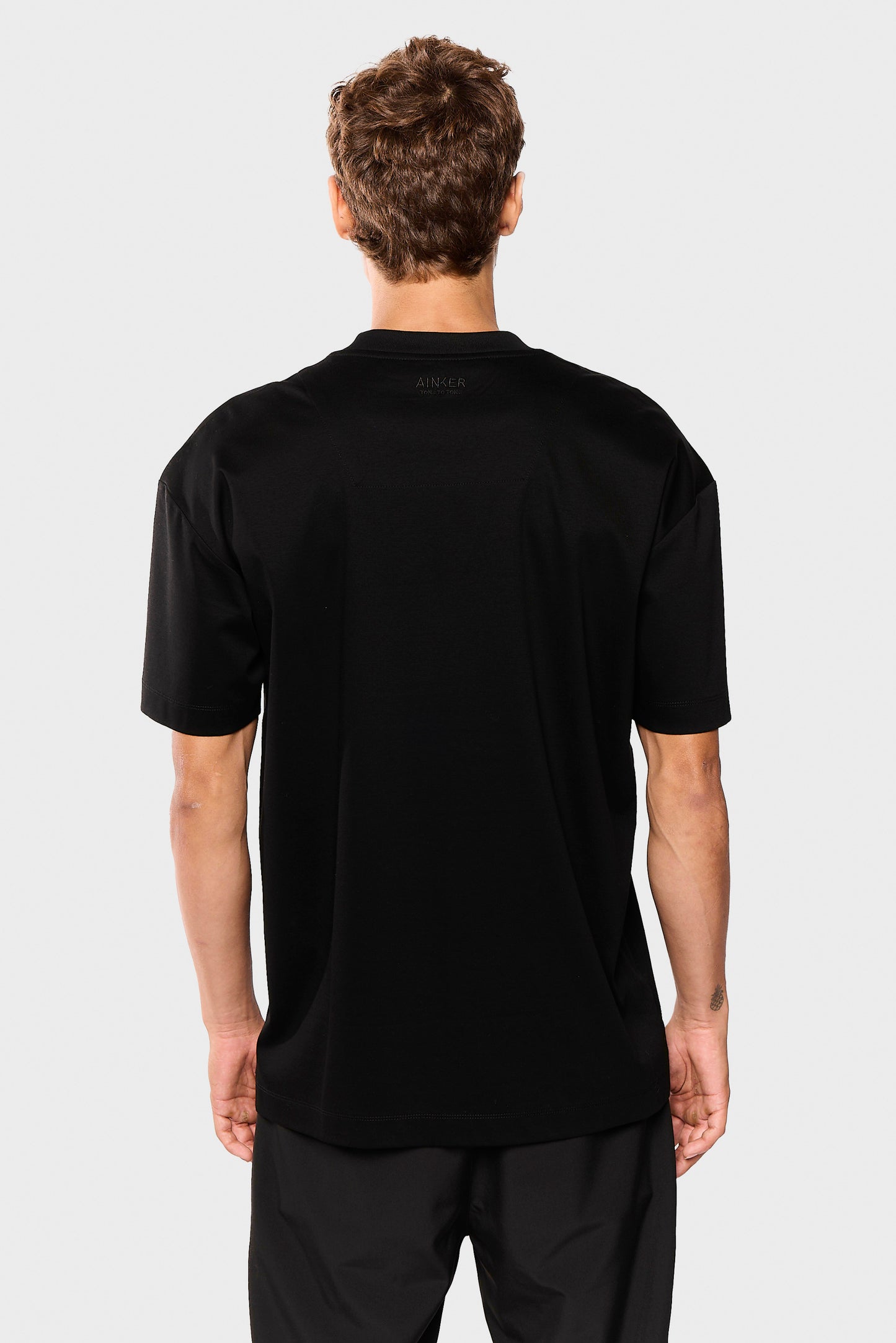 Mercerized 597 Black T-Shirt