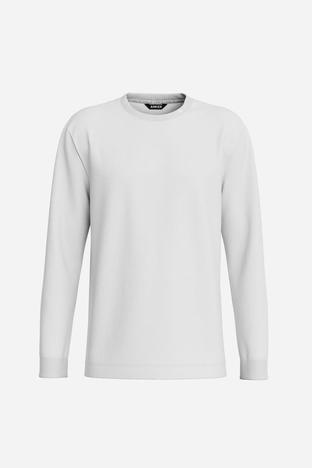 AINKER 005 WHITE LONG T-SHIRT