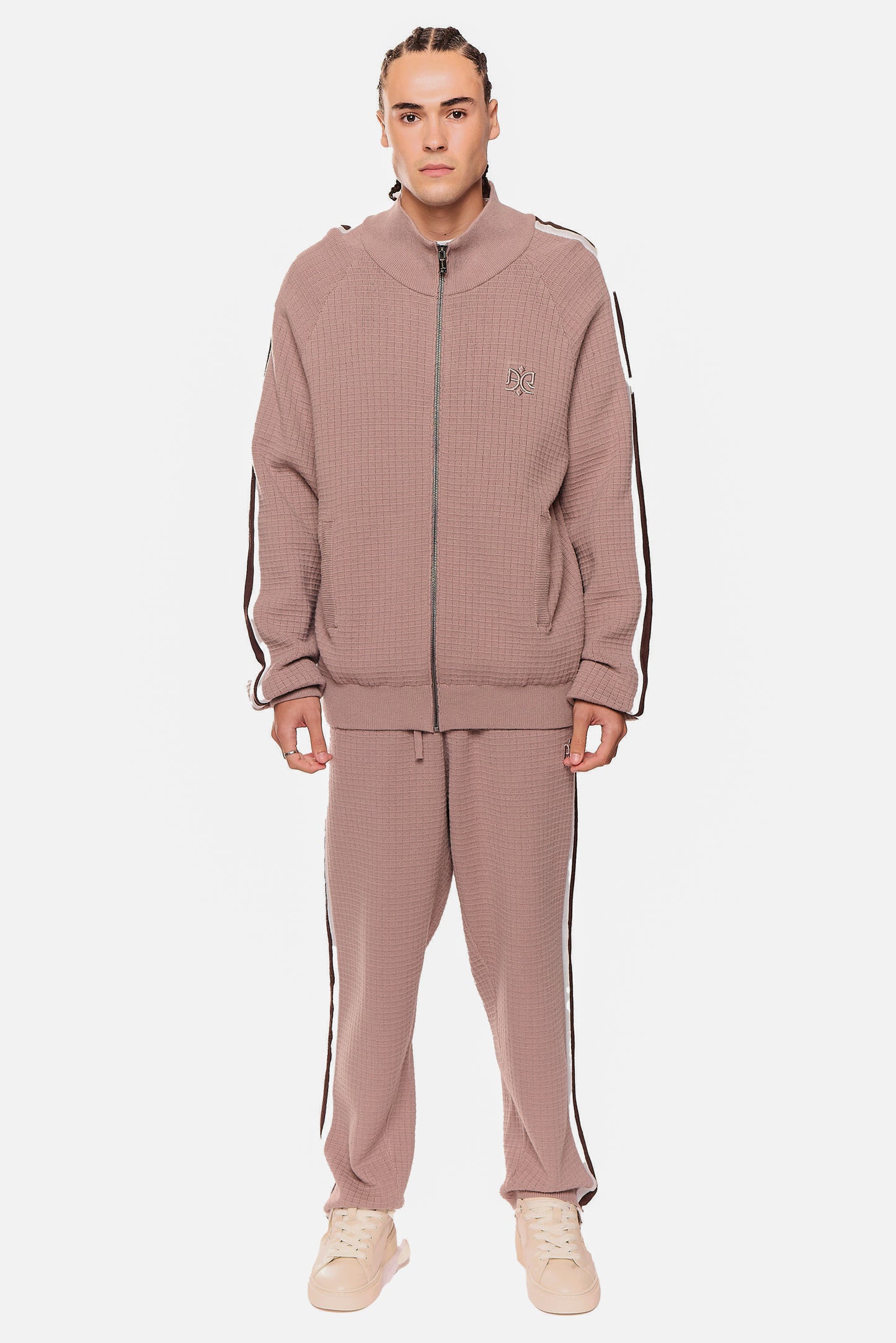 Cotton 644 Waffle Mocha Long Pant