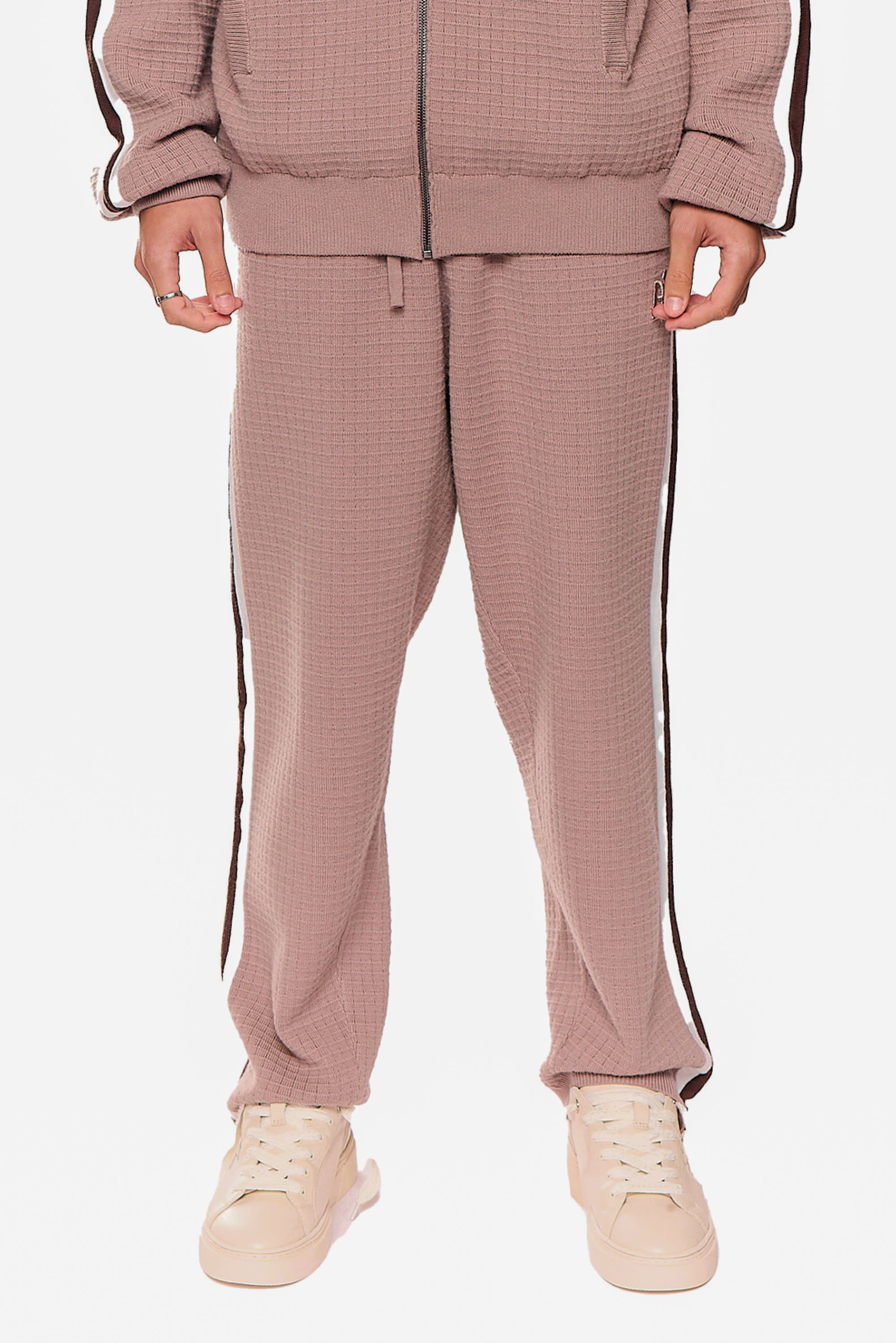 Cotton 644 Waffle Mocha Long Pant