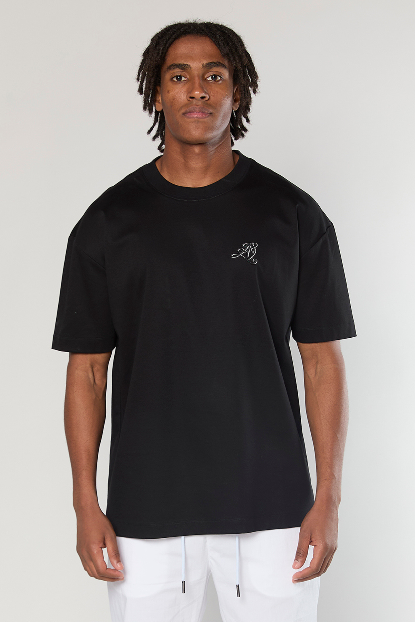Mercerized 741 Black T-Shirt