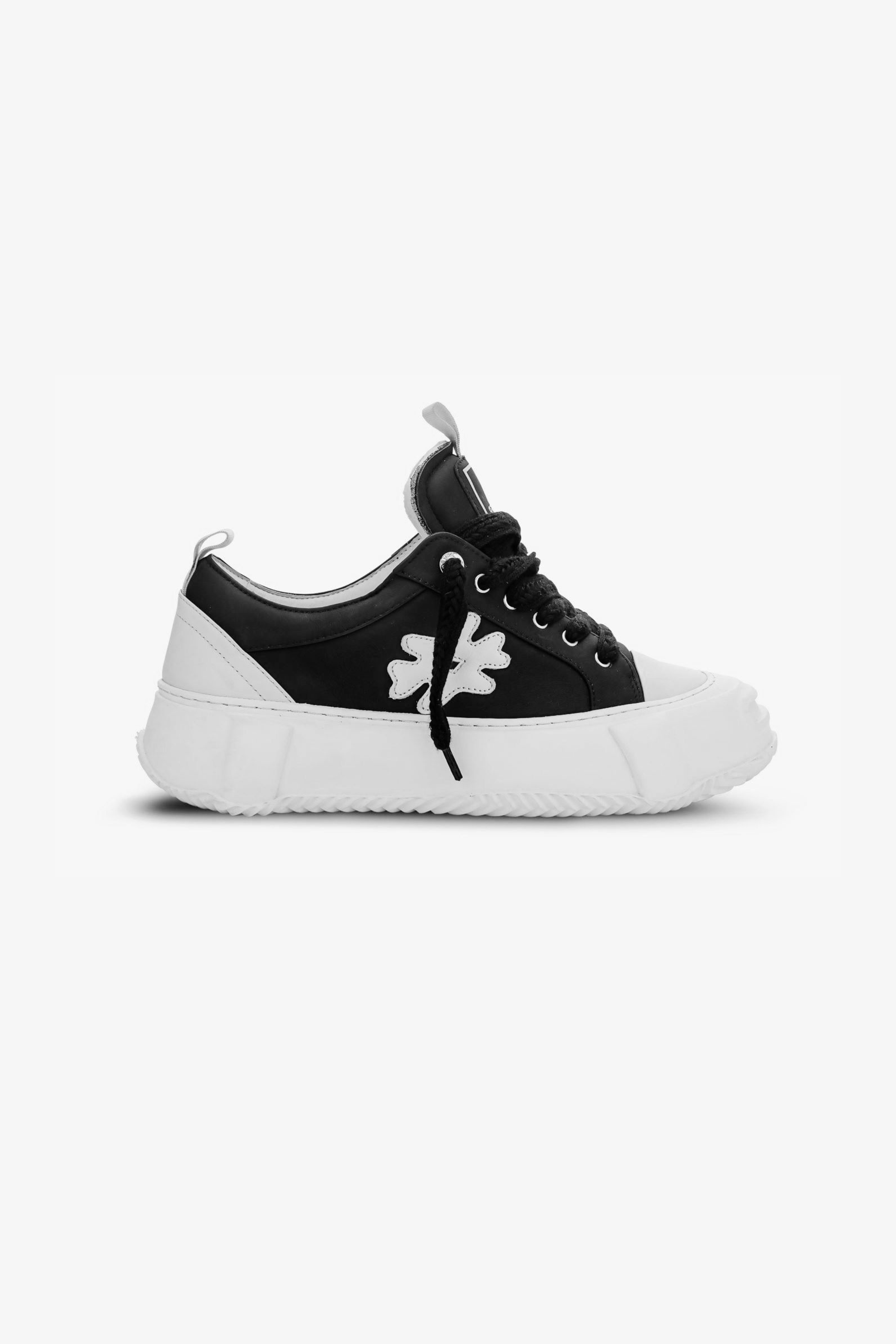 ROUNDBALL BLACK WHITE SNEAKERS