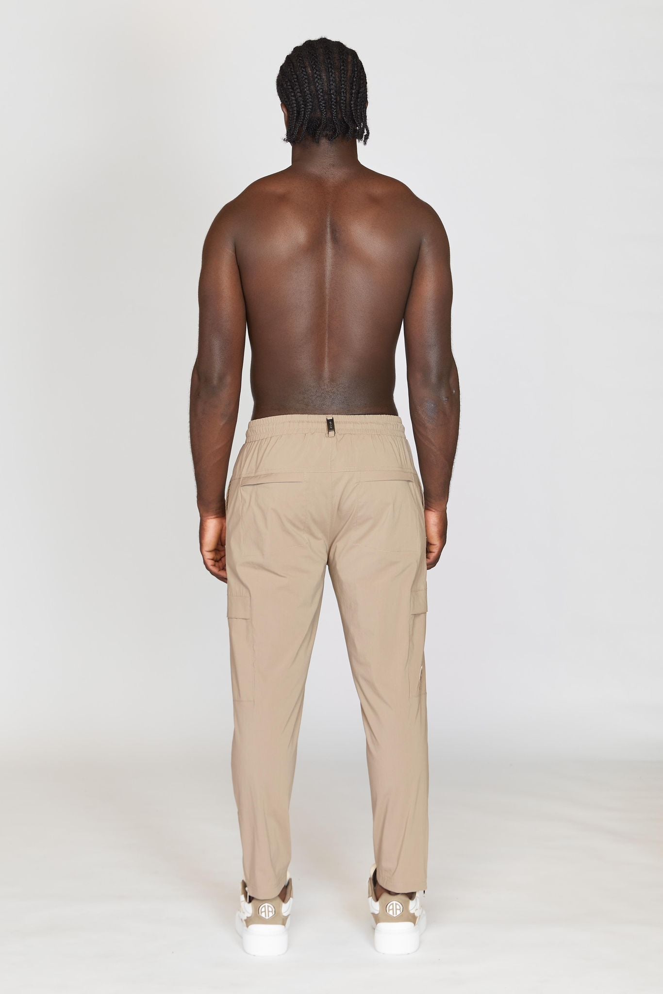 MOCHA STRAIGHT ZIPPER PANTS