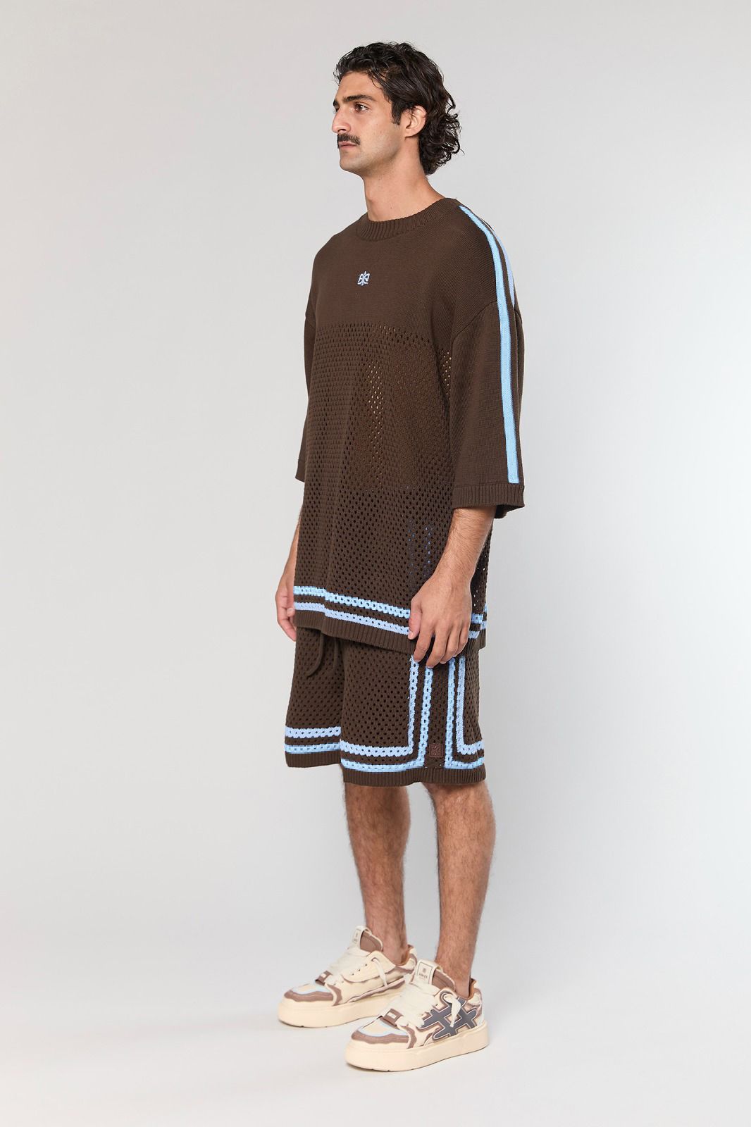 Brown Mesh 804 T-Shirt