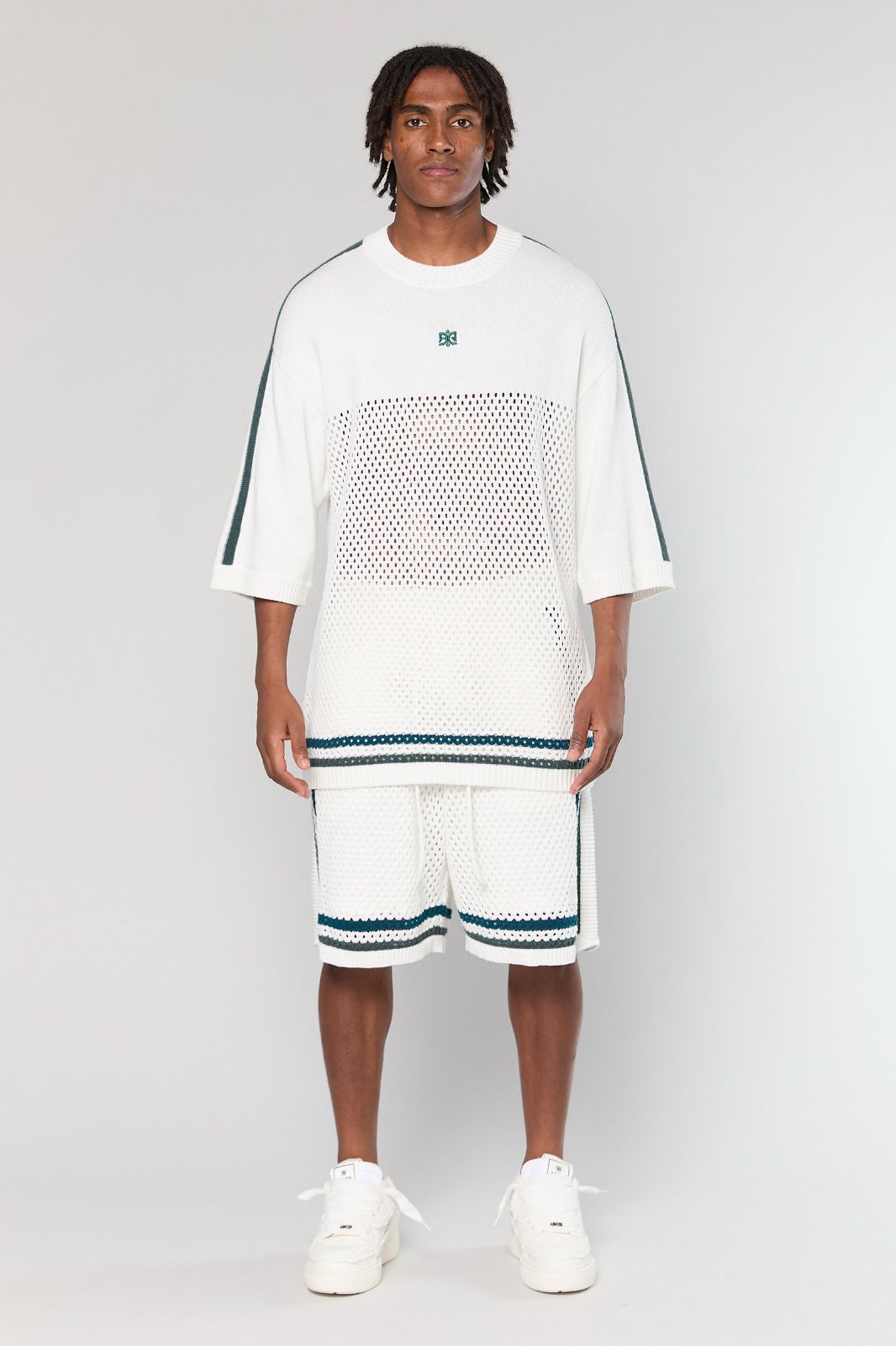 White Mesh 804 T-Shirt