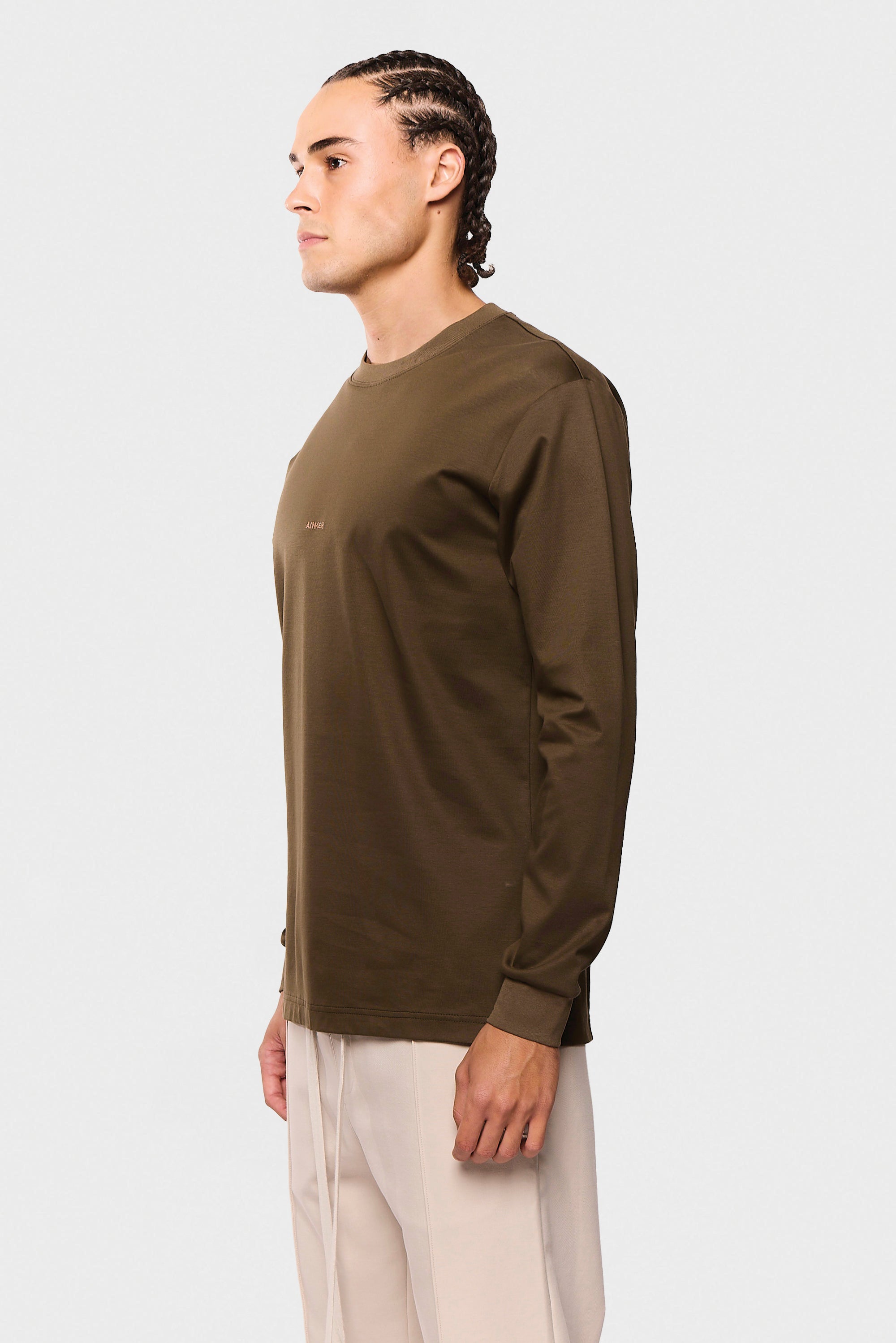 Mercerized 534 Long Green T-Shirt