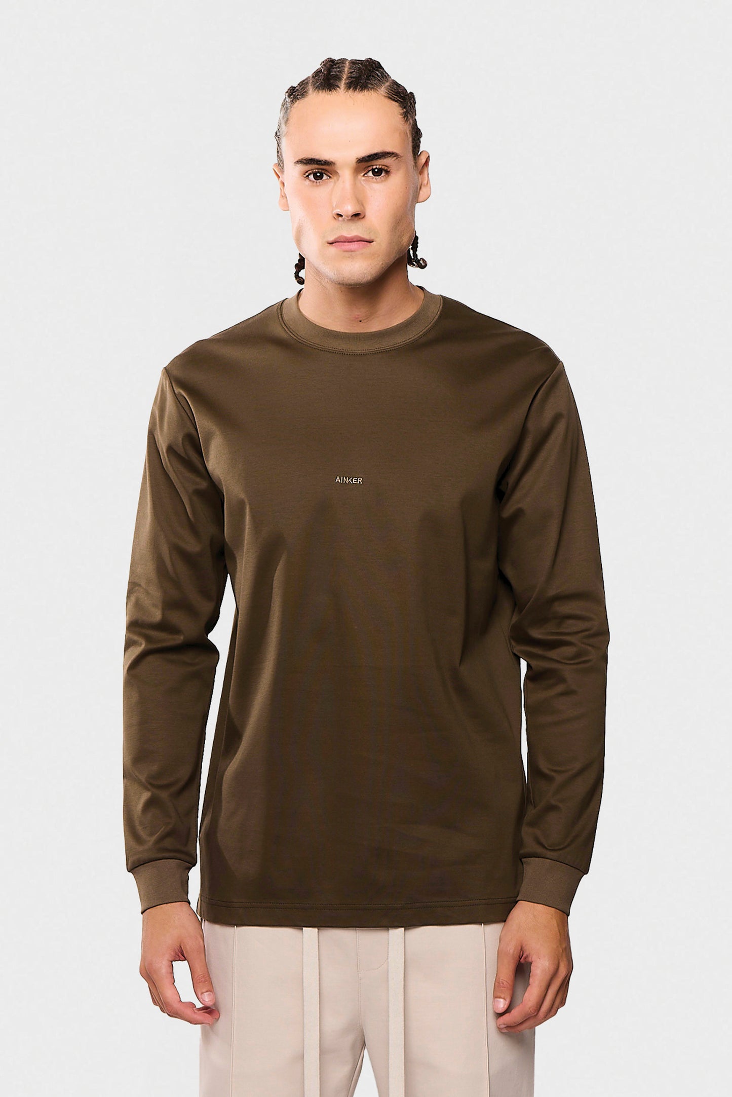 Mercerized 534 Long Green T-Shirt