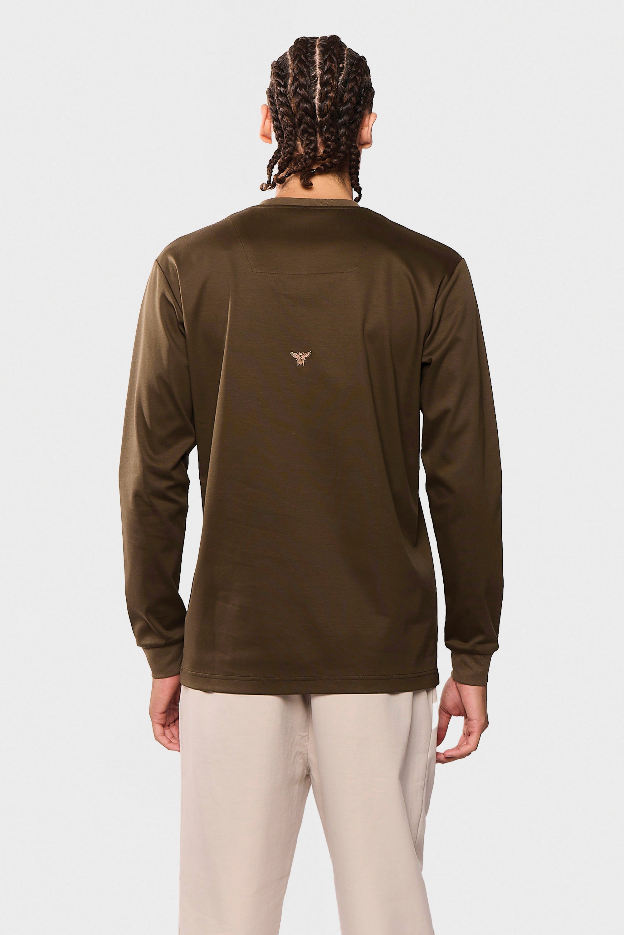 Mercerized 534 Long Green T-Shirt