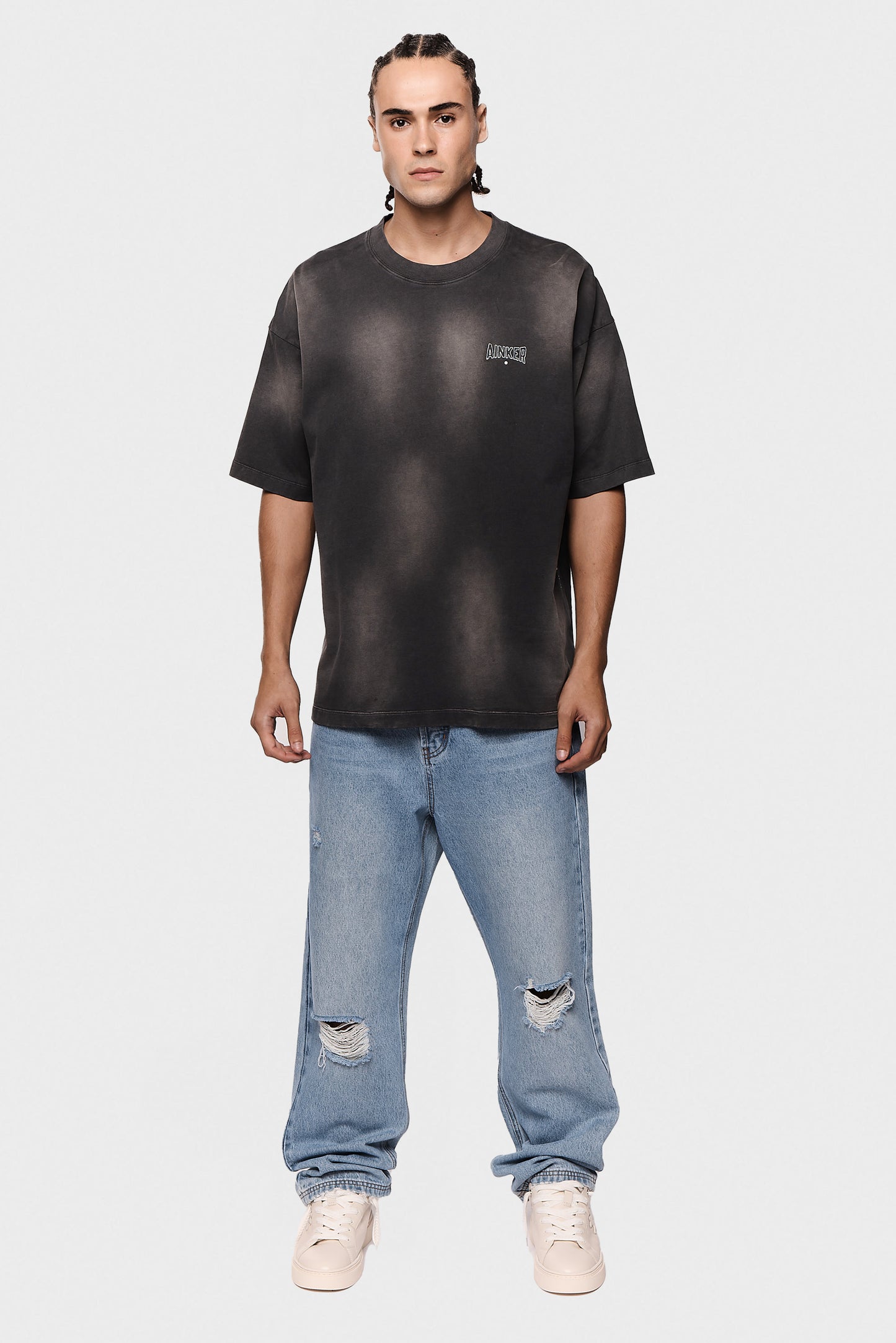 Cotton Wash 717 Gray T-Shirt