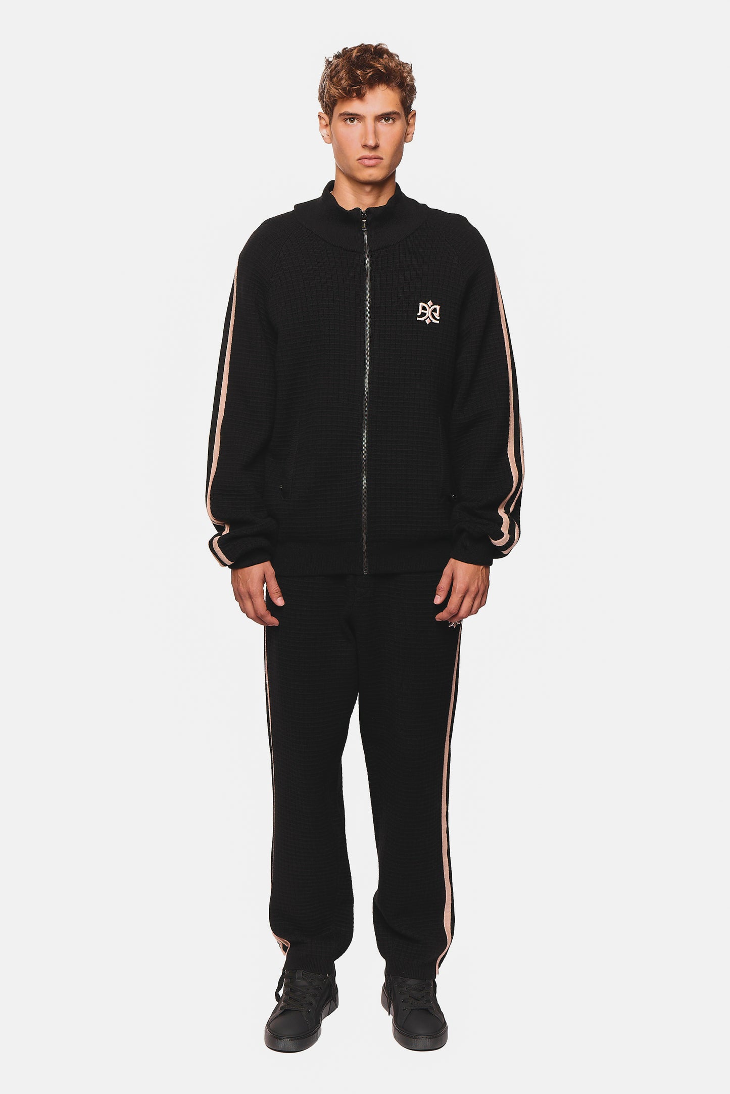 Cotton 638 Waffle Black Top