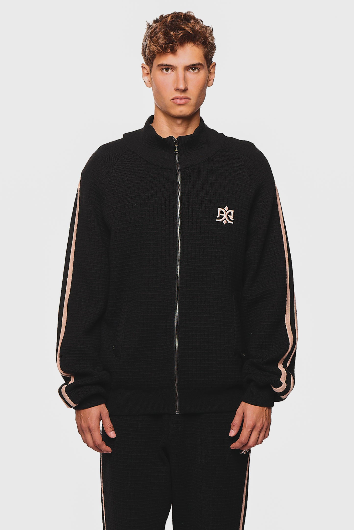 Cotton 638 Waffle Black Top