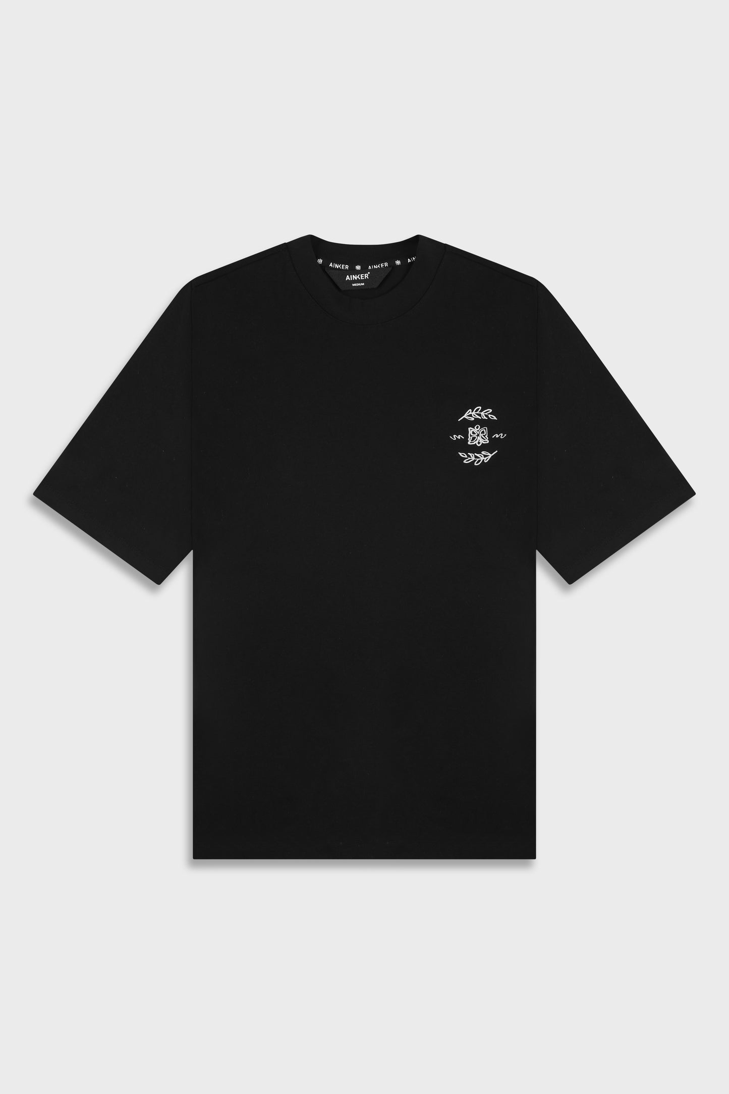 Mercerized 728 Black T-Shirt
