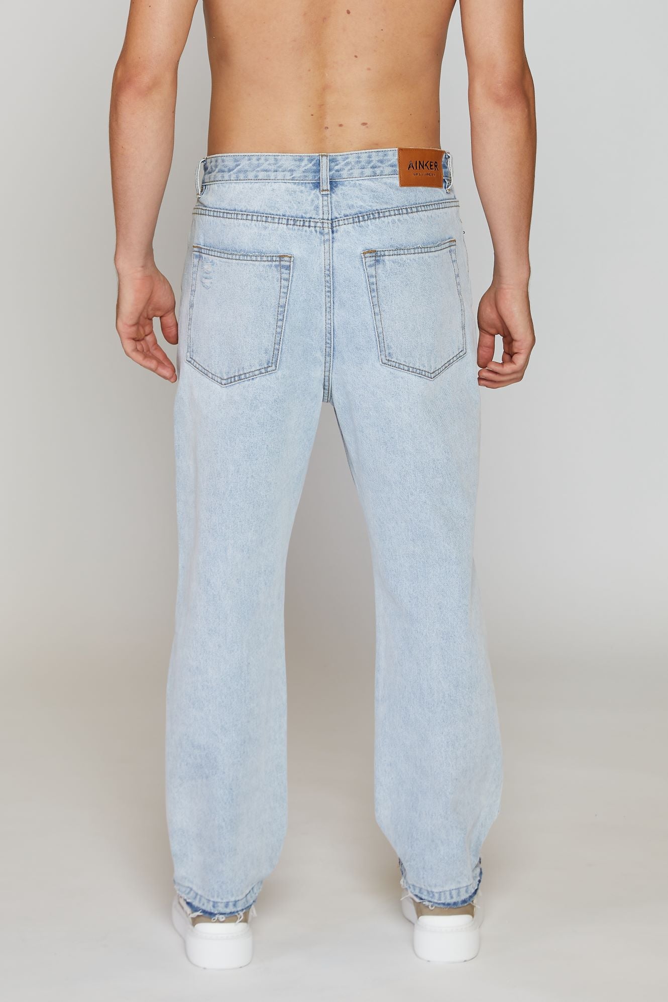 Bright Blue Loose Jeans