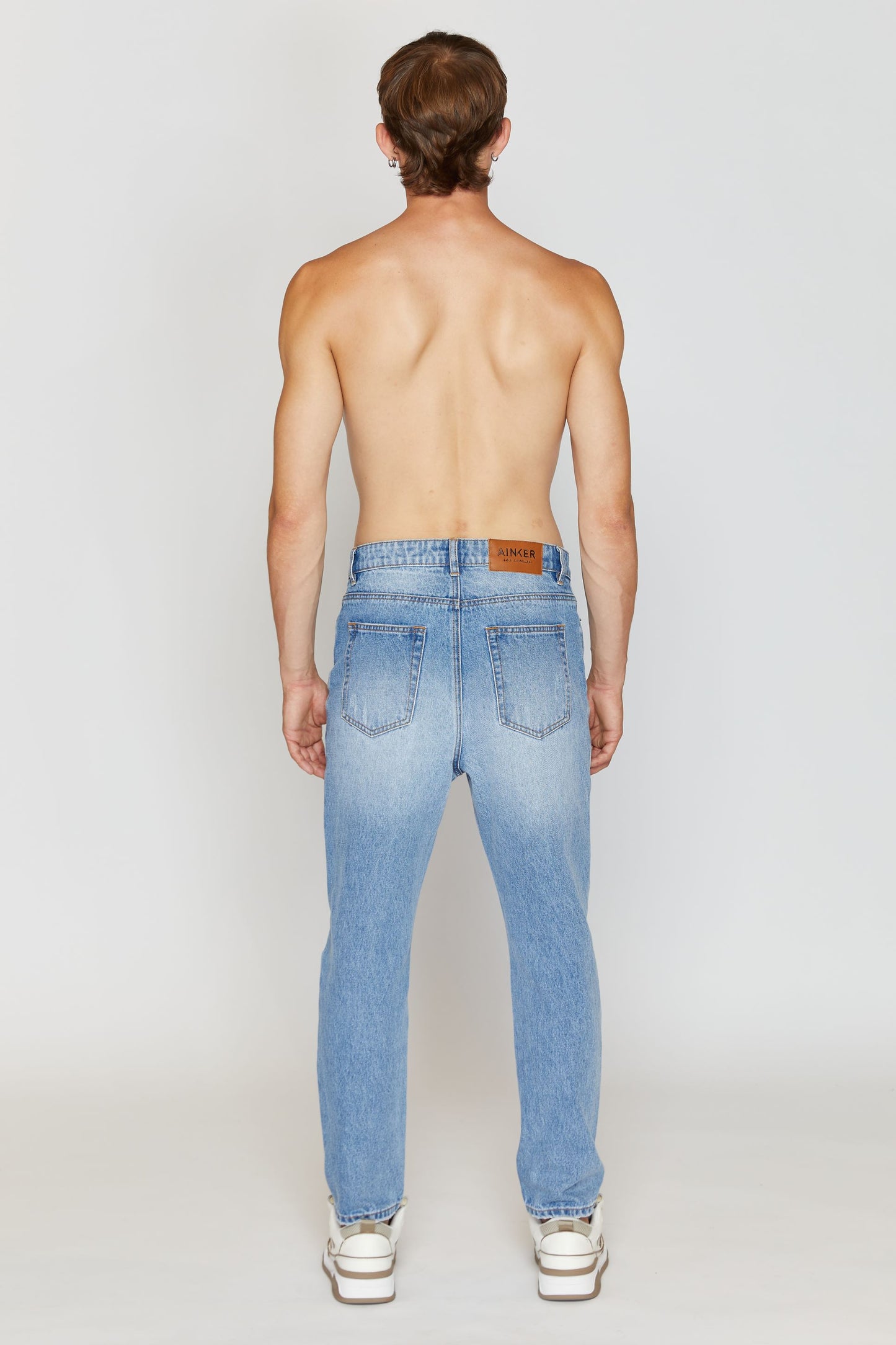 Blue Straight Jeans