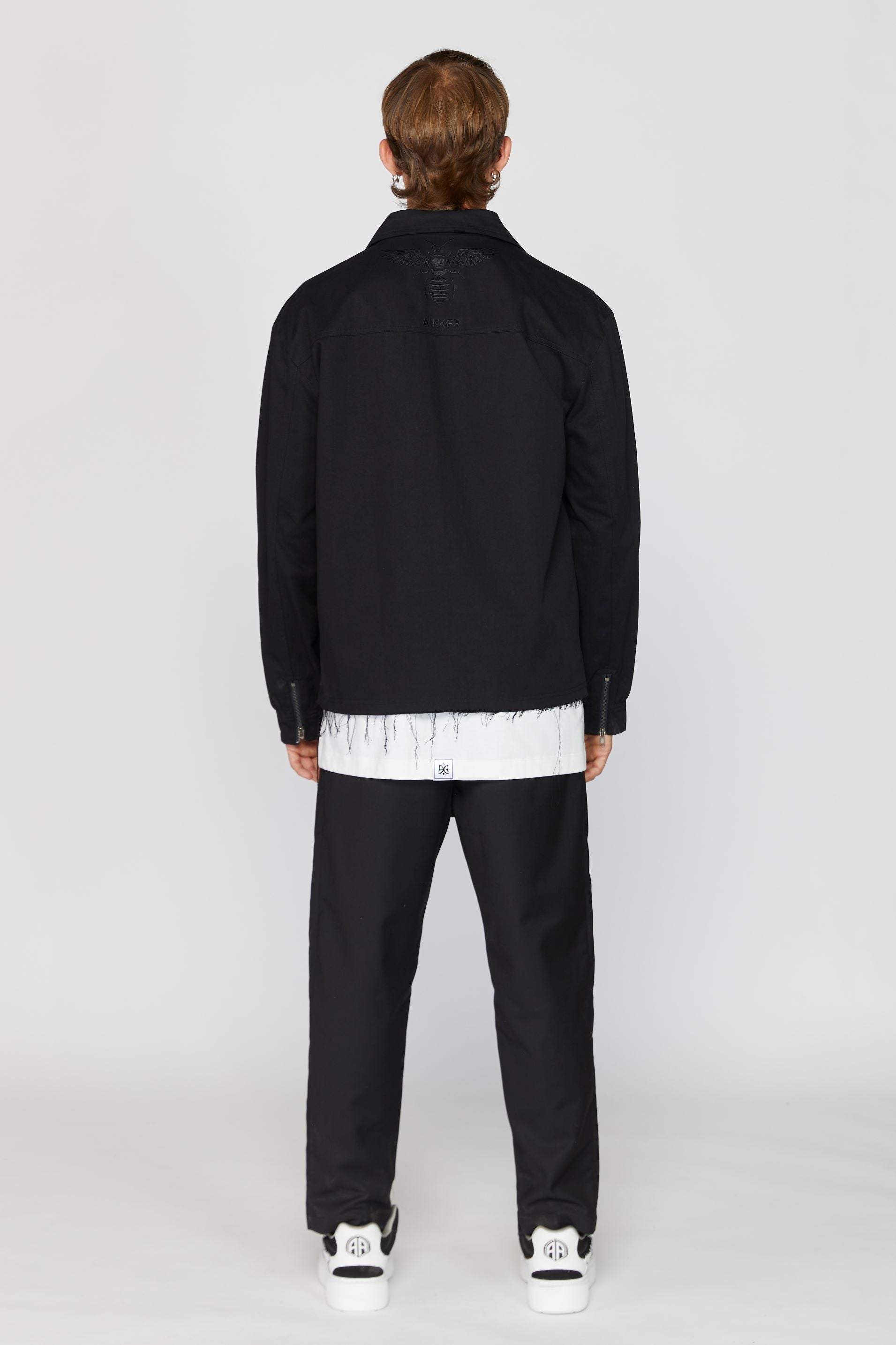 AINKER TWILL BLACK JACKET