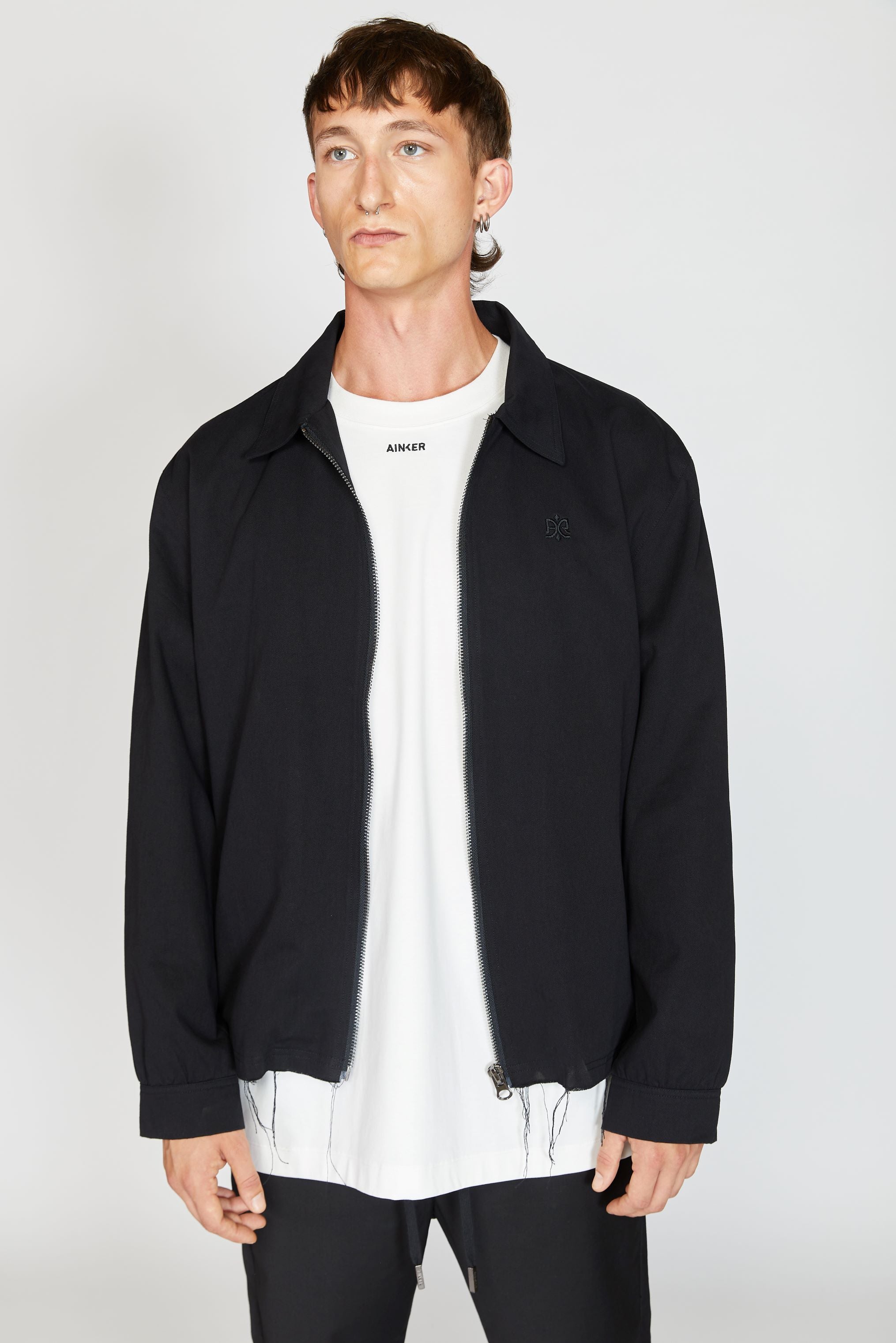 AINKER TWILL BLACK JACKET