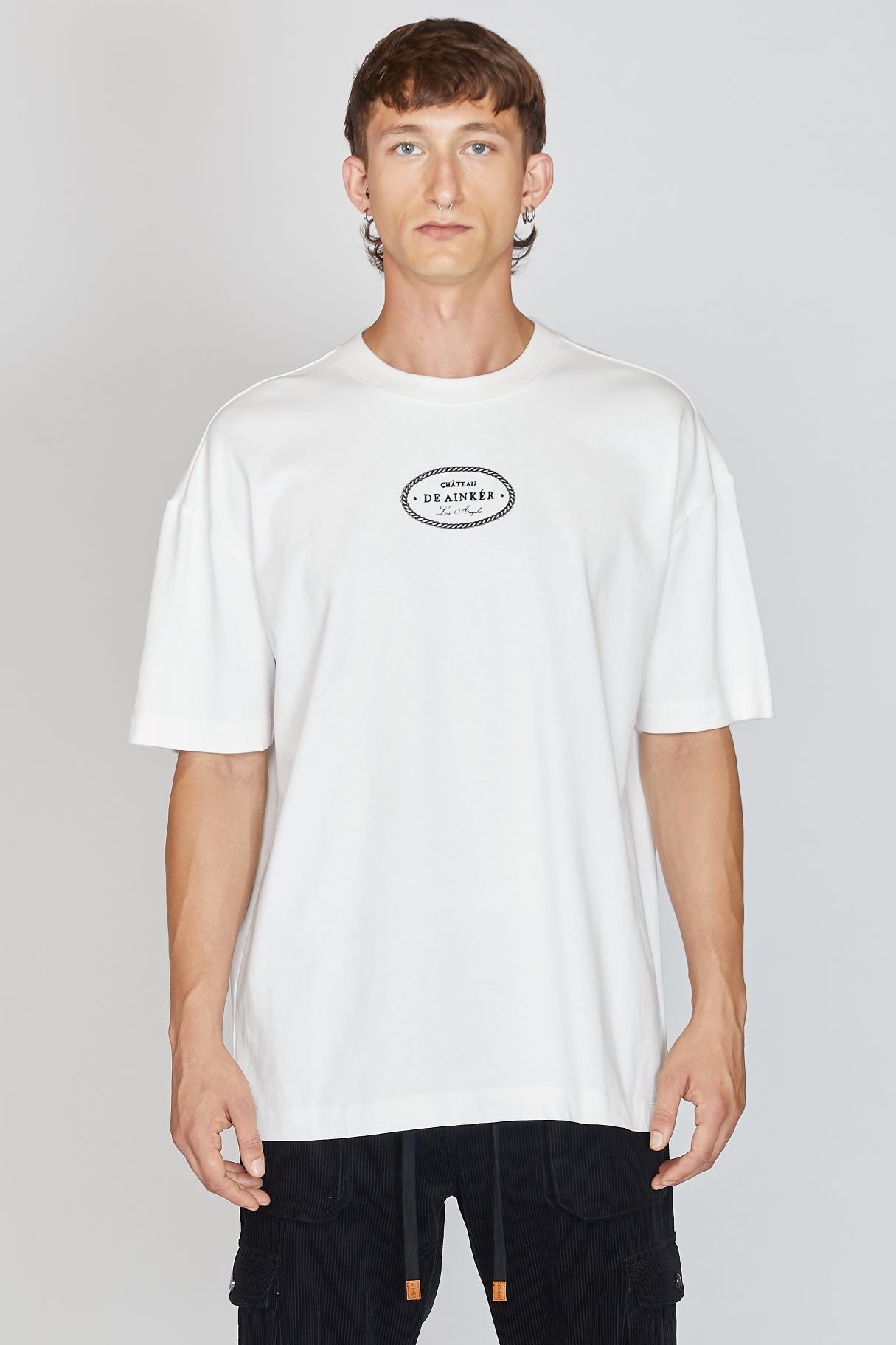 AINKER White Chateau T-Shirt