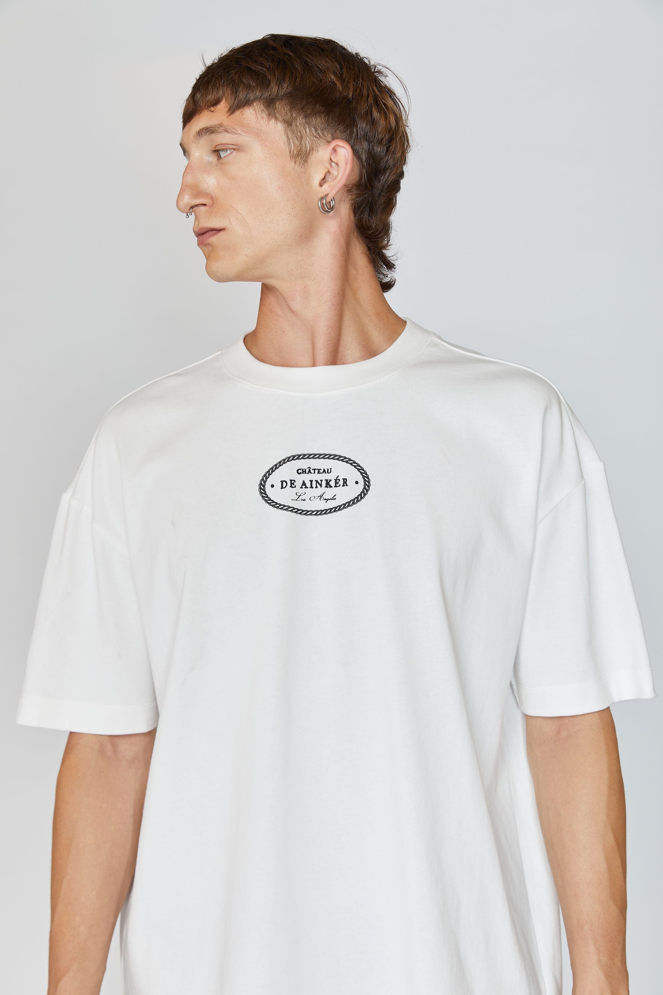 AINKER White Chateau T-Shirt