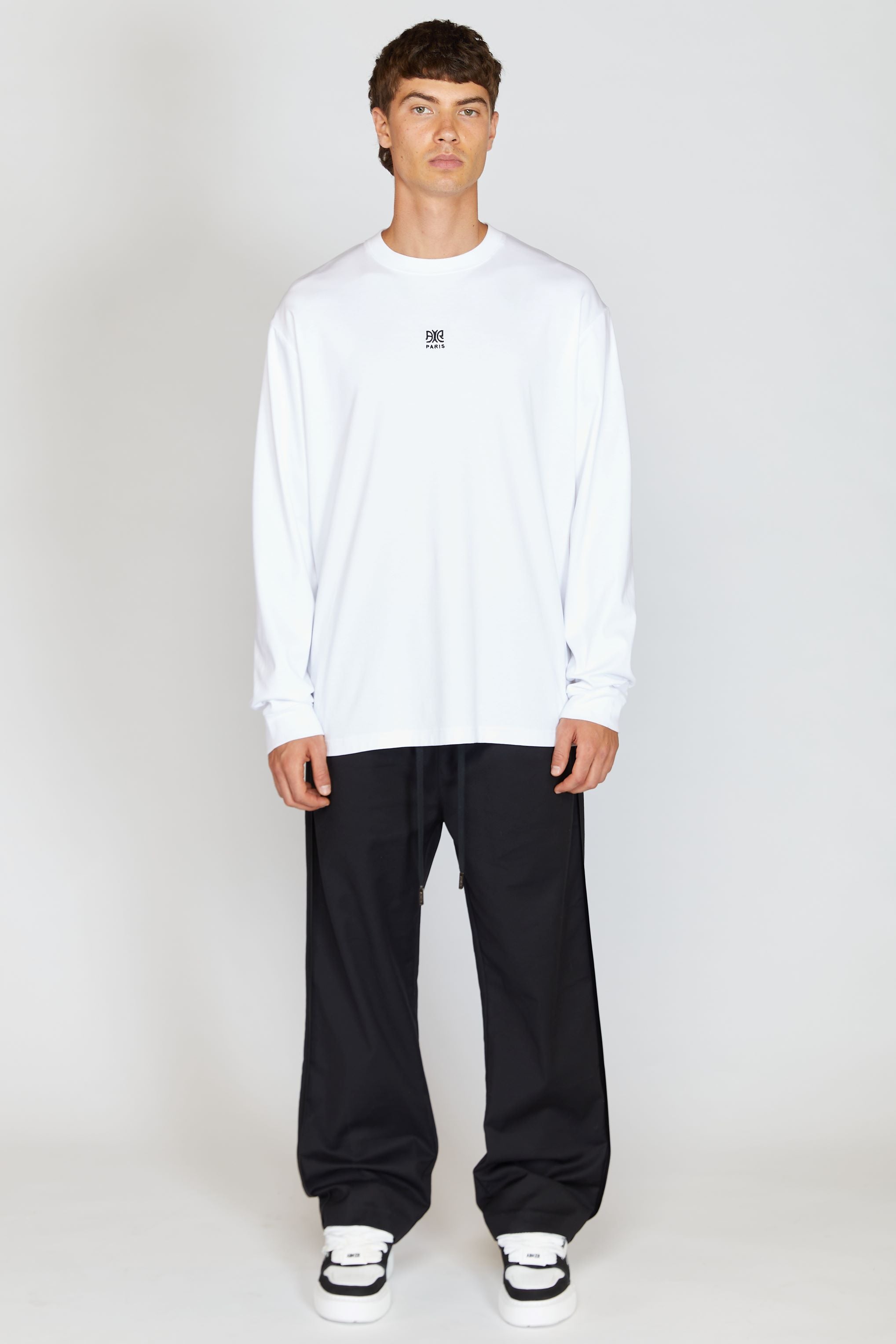 AR WHITE LONG T-SHIRT