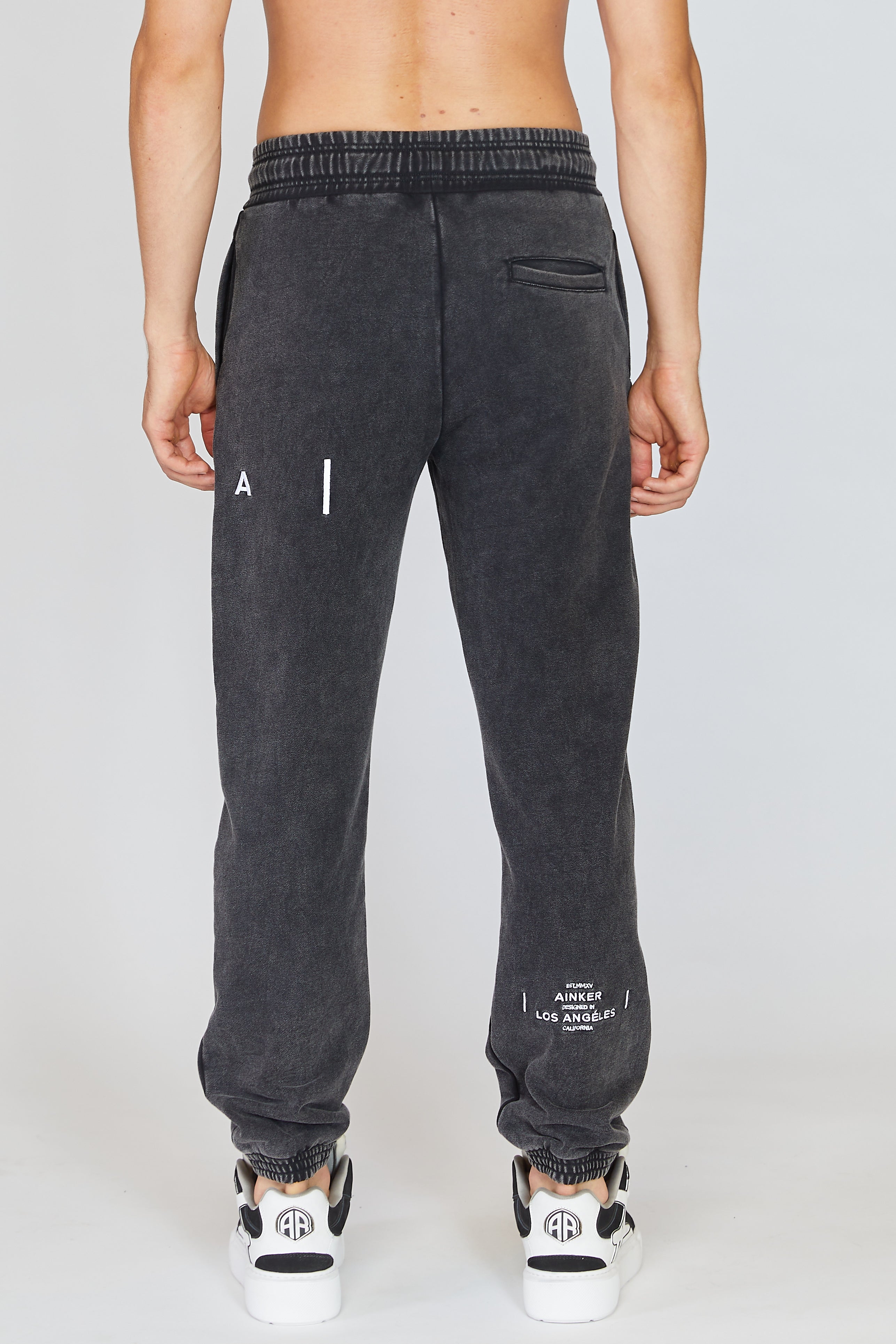 AR GRAY WASH SWEATPANTS