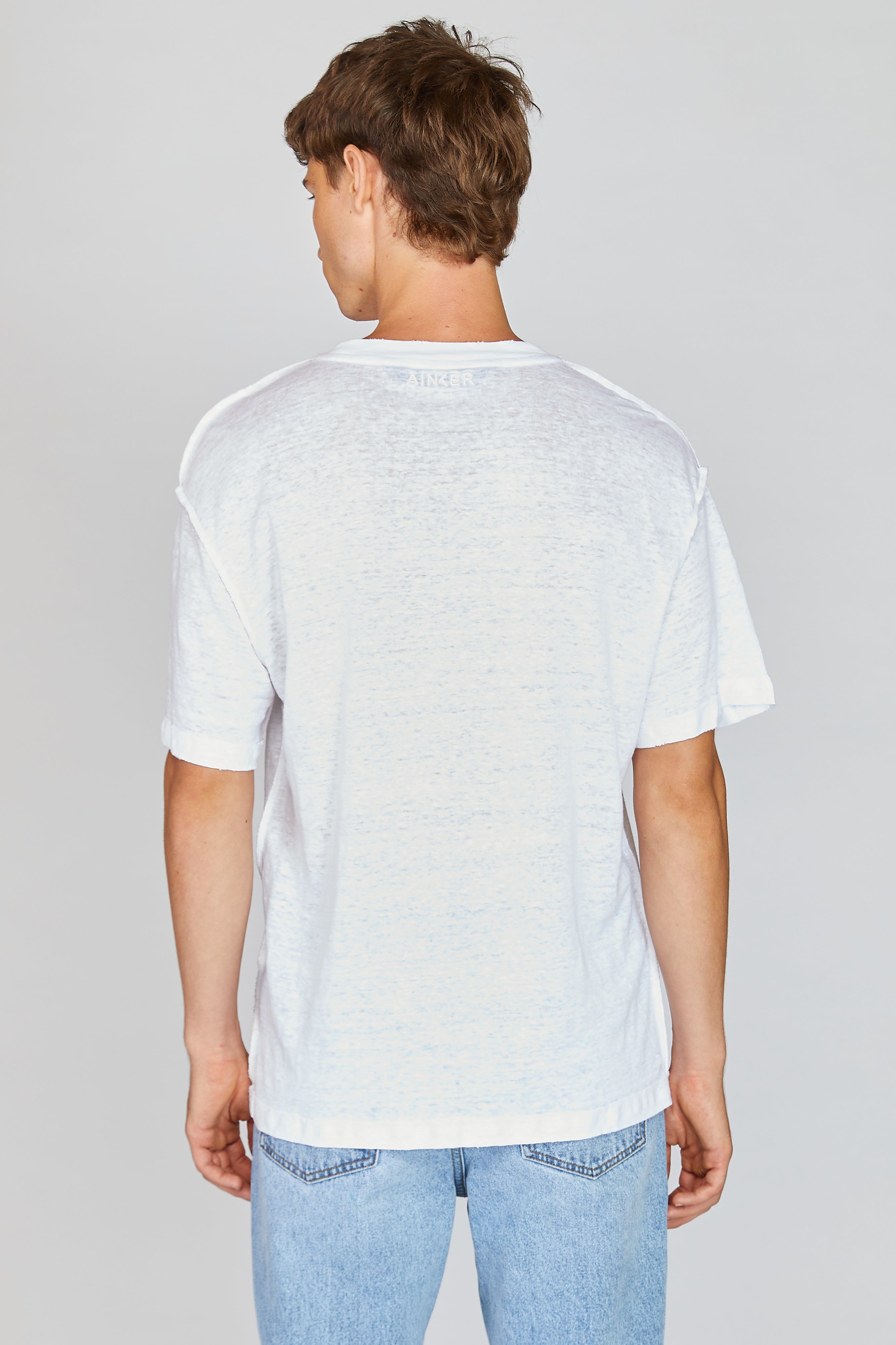 White Linen T-SHIRT